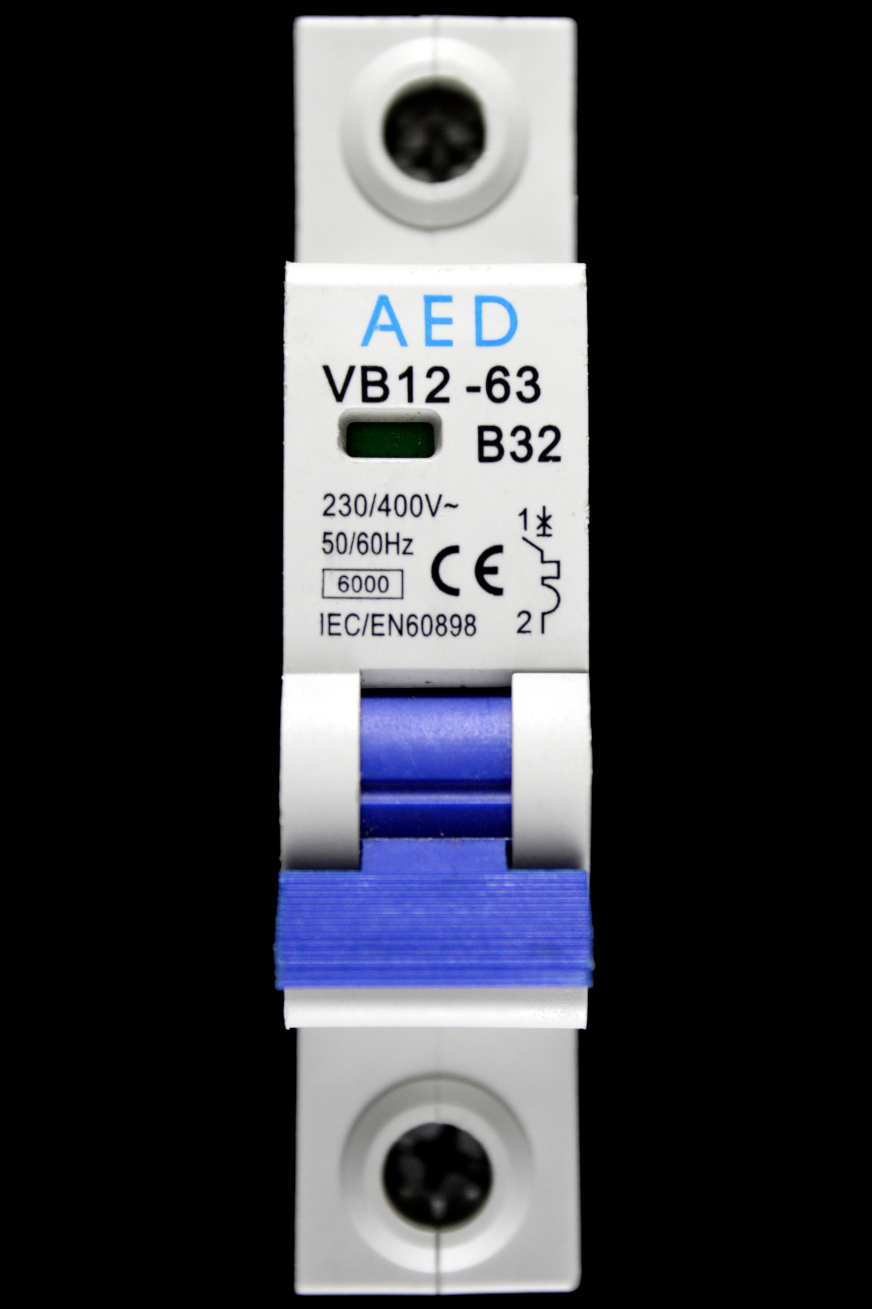 AED 32 AMP CURVE B 6kA MCB CIRCUIT BREAKER VB12-63