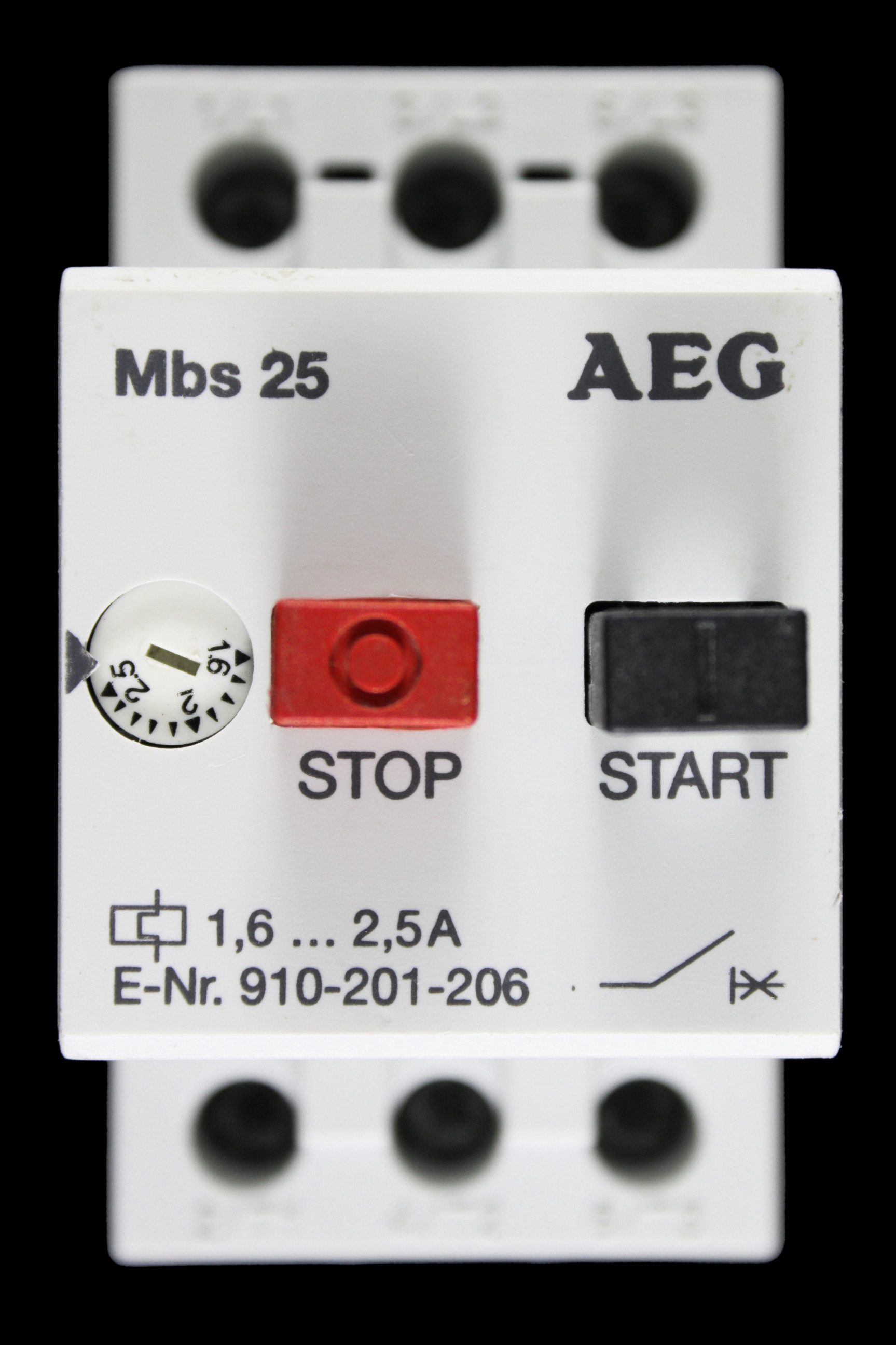 AEG 1.6-2.5A MOTOR STARTER 910-201-206 MBS25