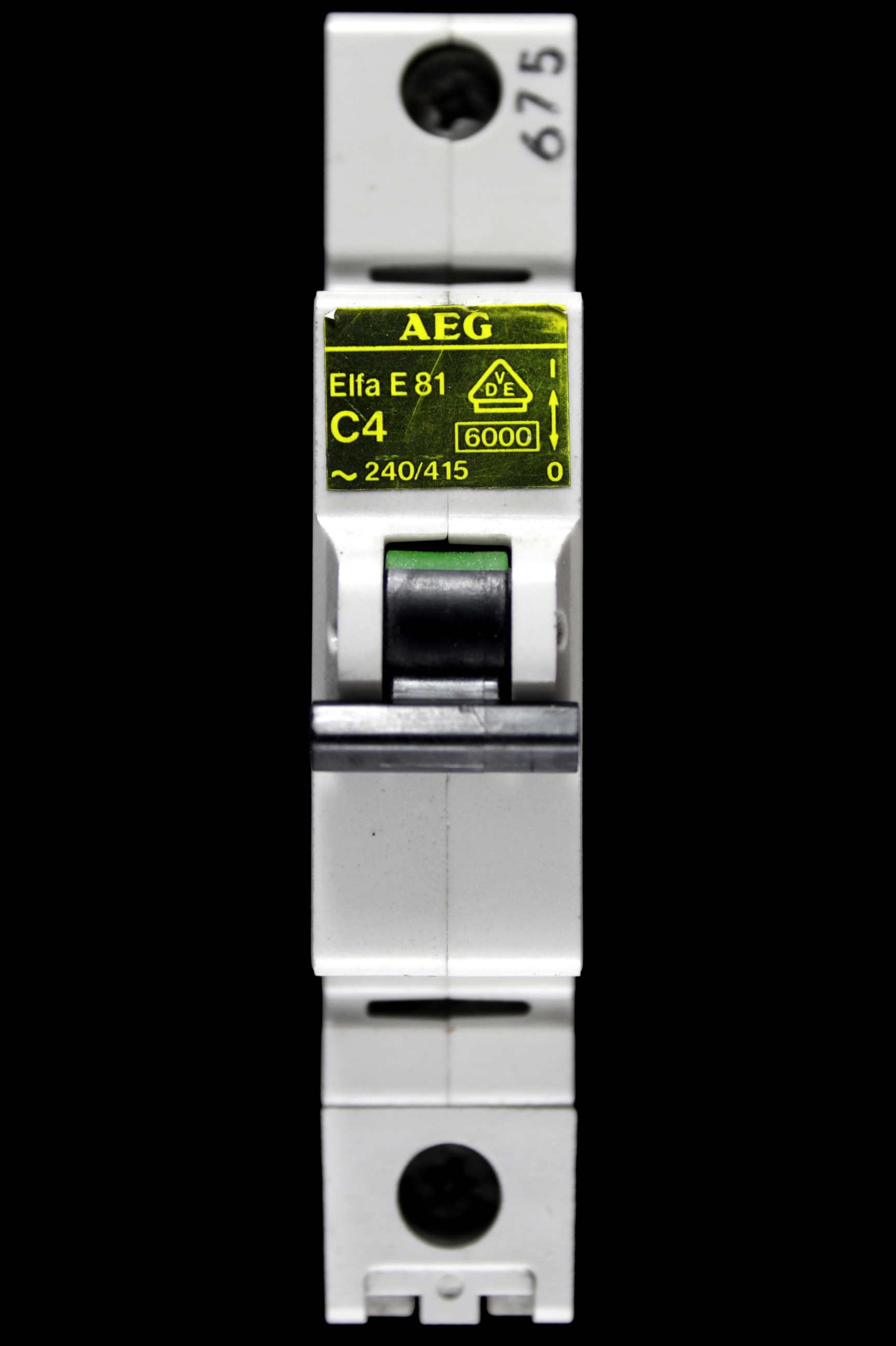 AEG C 4 MCB 6kA CIRCUIT BREAKER ELFA E81