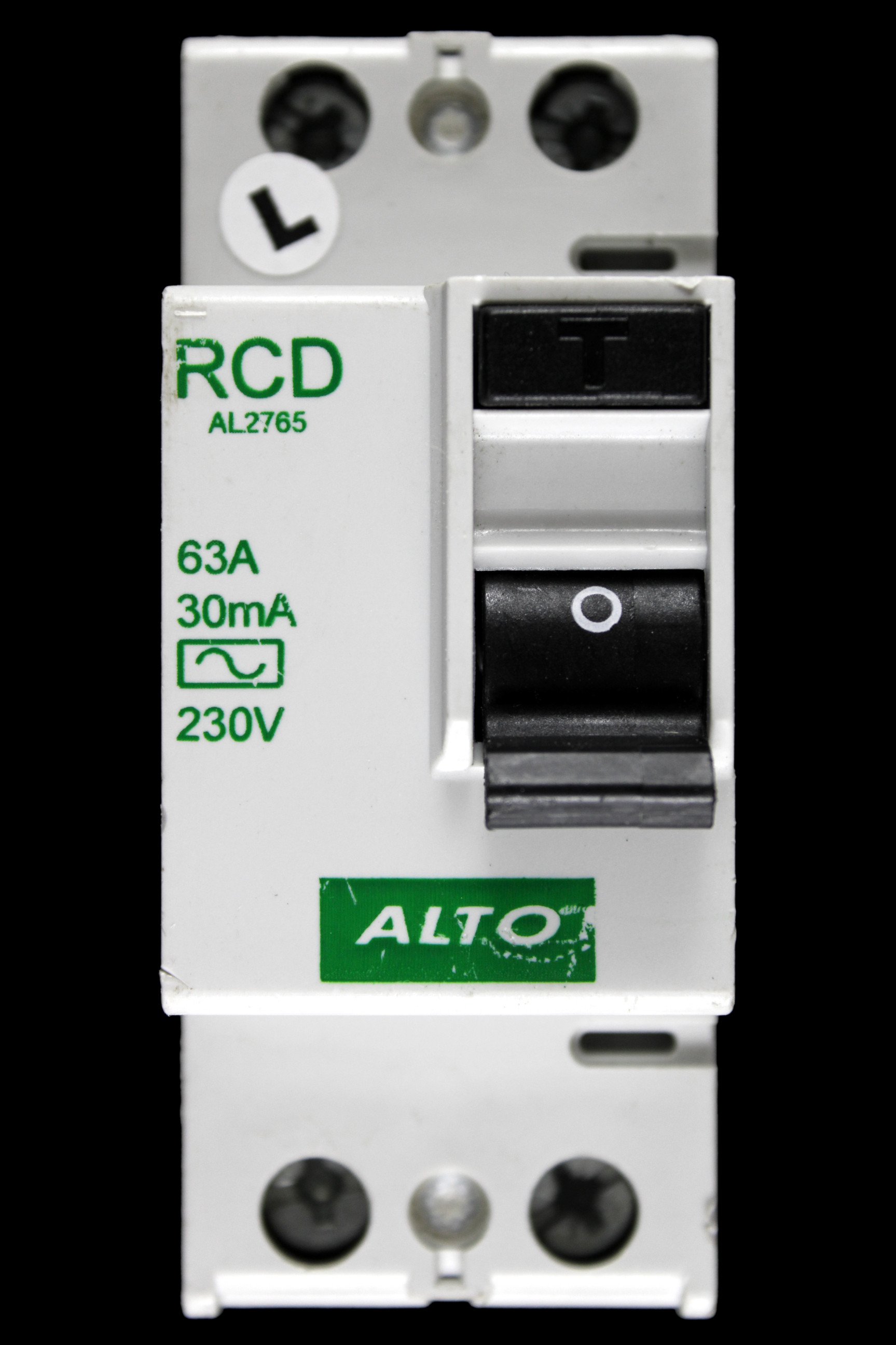 ALTO 63 RCD DOUBLE POLE 30mA TYPE AC AL2765 LL