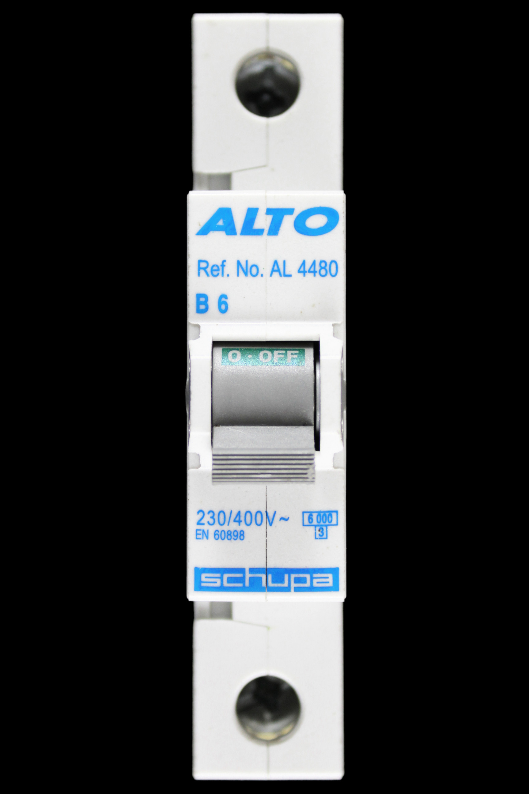 ALTO 6 AMP CURVE B 6kA MCB CIRCUIT BREAKER AL4480 SCHUPA