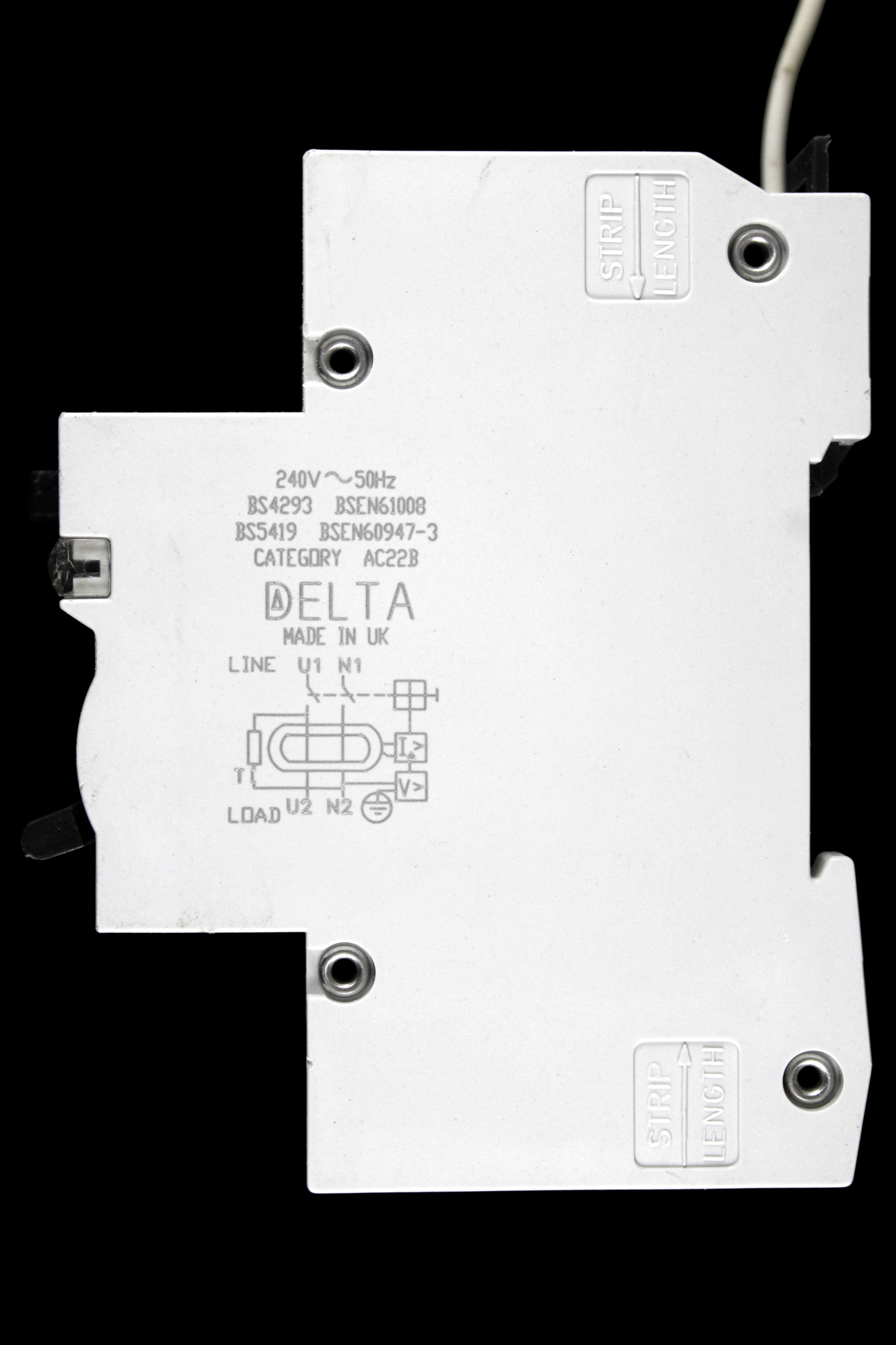 BILL 100 AMP 300mA DOUBLE POLE RCCB RCD TYPE A R1002S300