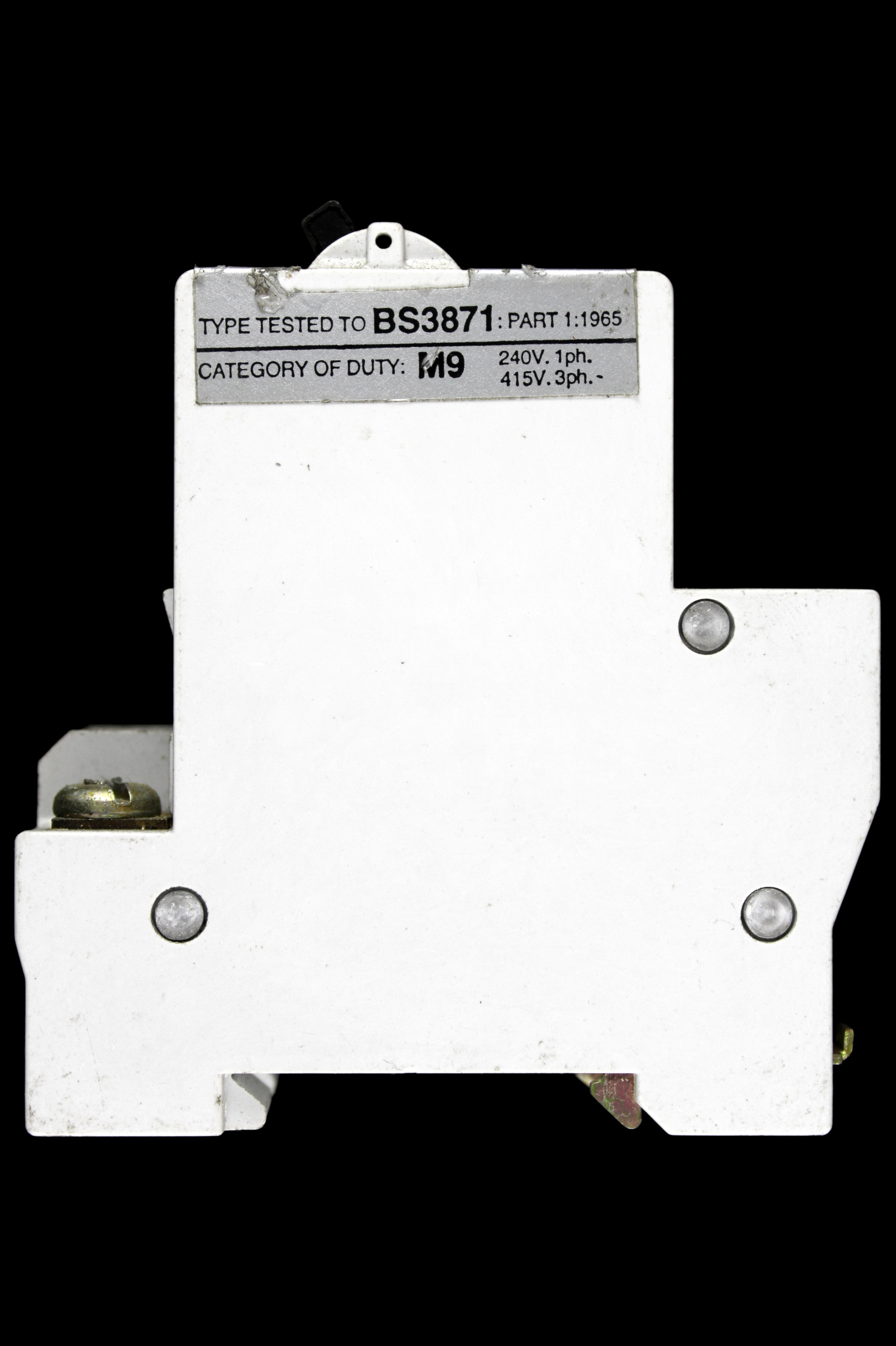 BILL 6 AMP TYPE 3 M9 DOUBLE POLE MCB CIRCUIT BREAKER 3T062