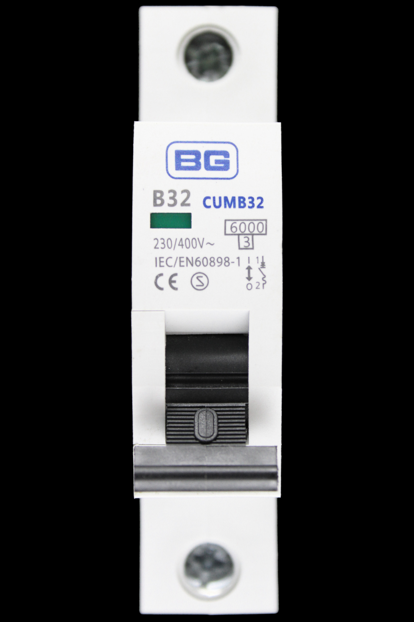 BG BRITISH GENERAL 32 AMP CURVE B 6kA MCB CIRCUIT BREAKER CUMB32 S4