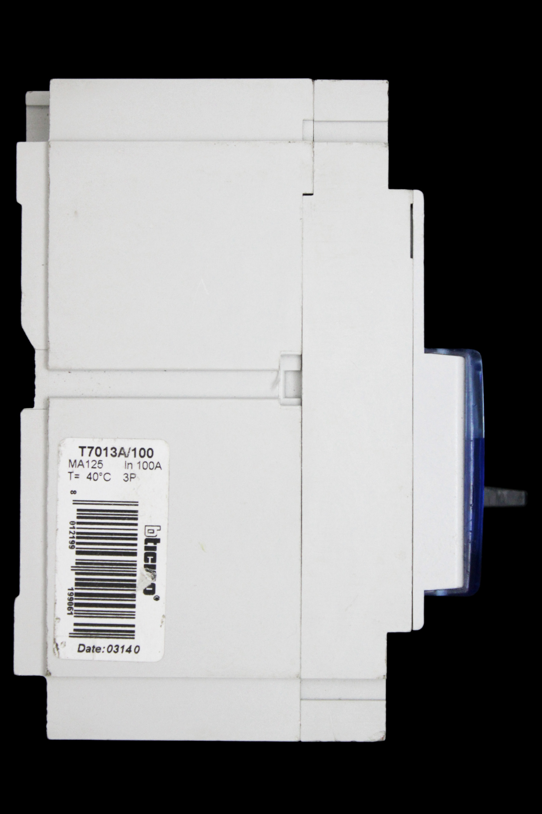 BTICINO 100 AMP 16kA TRIPLE POLE MCCB T7013A/100 MA125 MEGATIKER