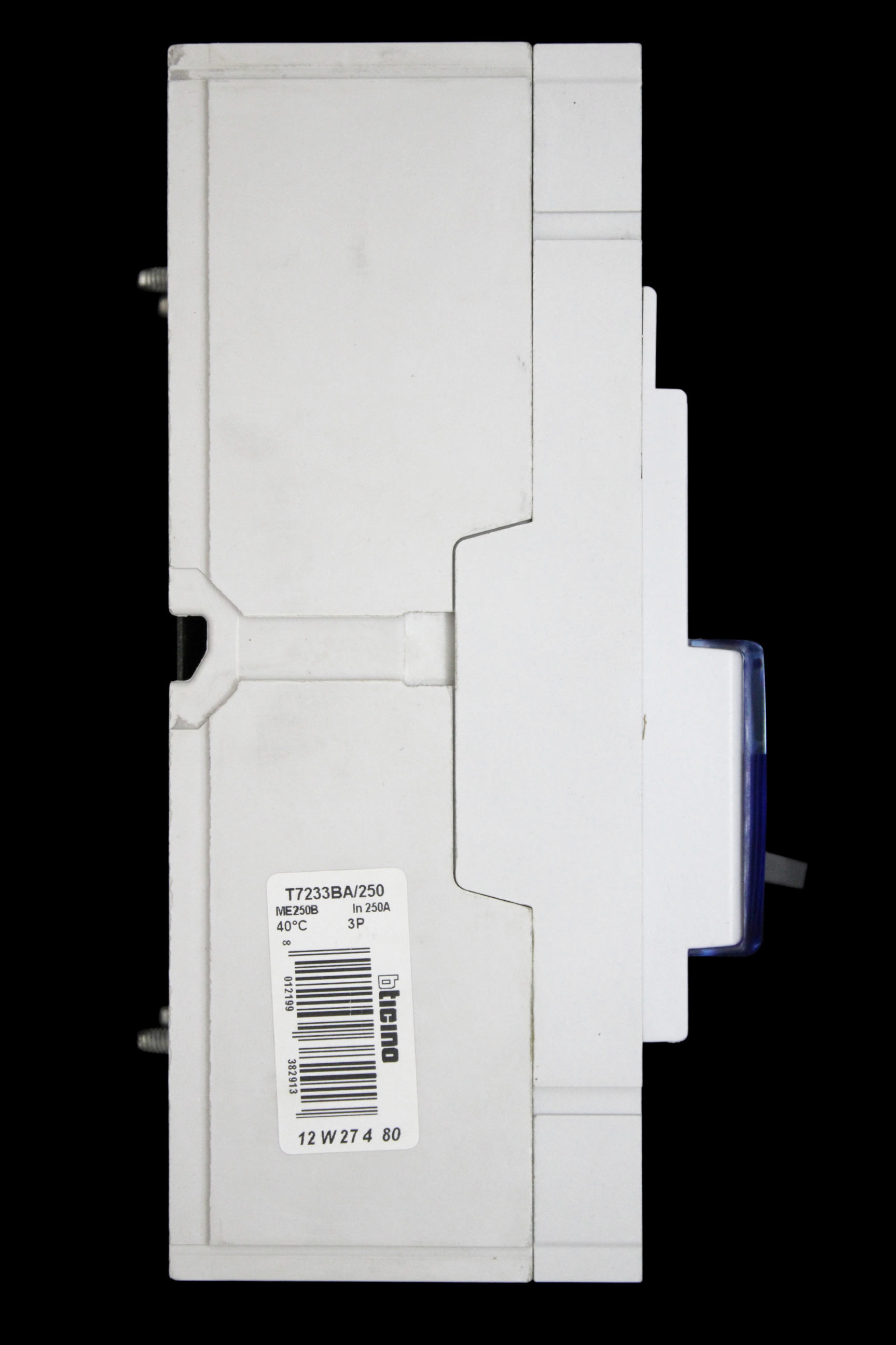 BTICINO 250 AMP 25kA TRIPLE POLE MCCB ME250B T7233BA/250