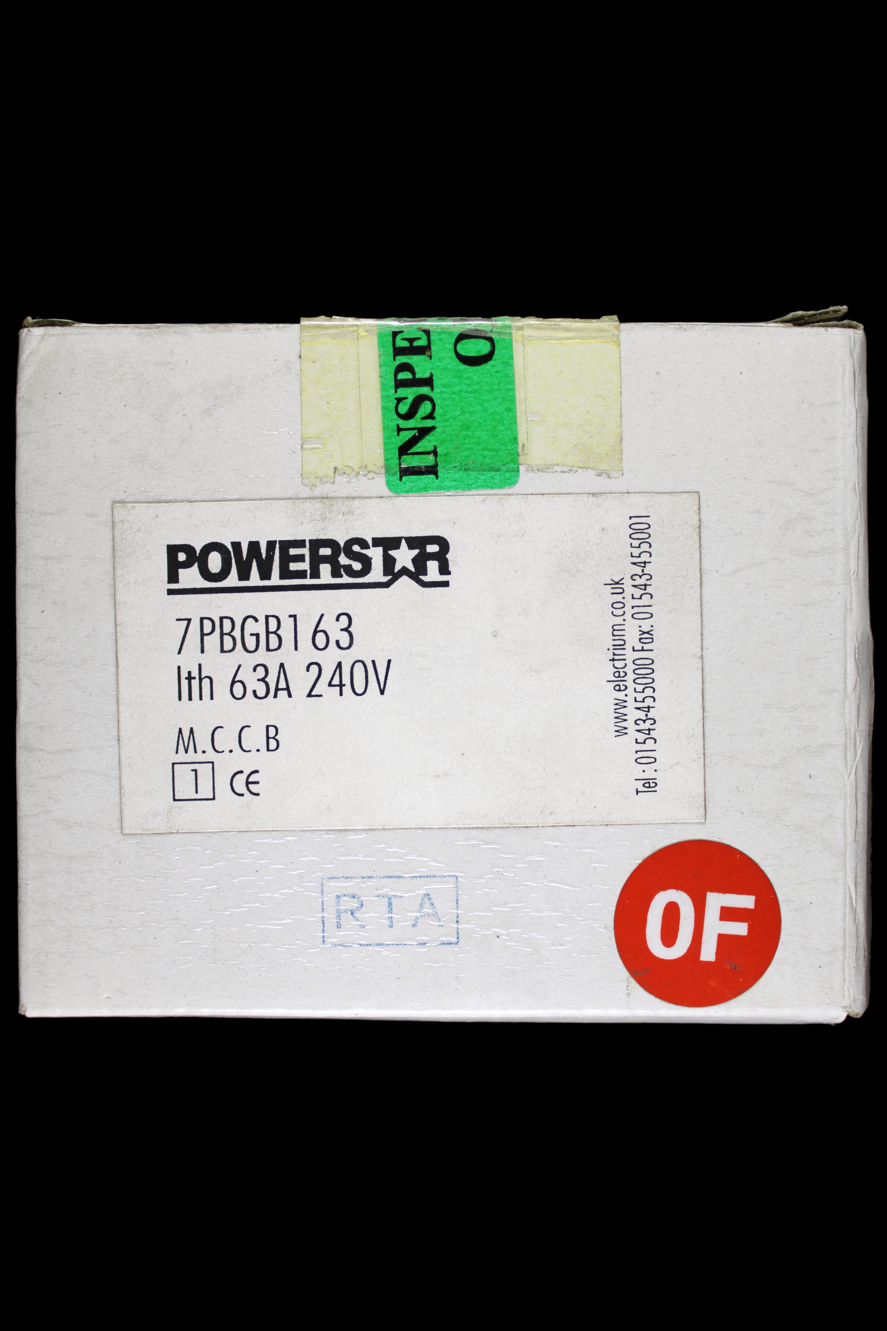CRABTREE 63 MCCB 16kA 7PBGB163 POWERSTAR