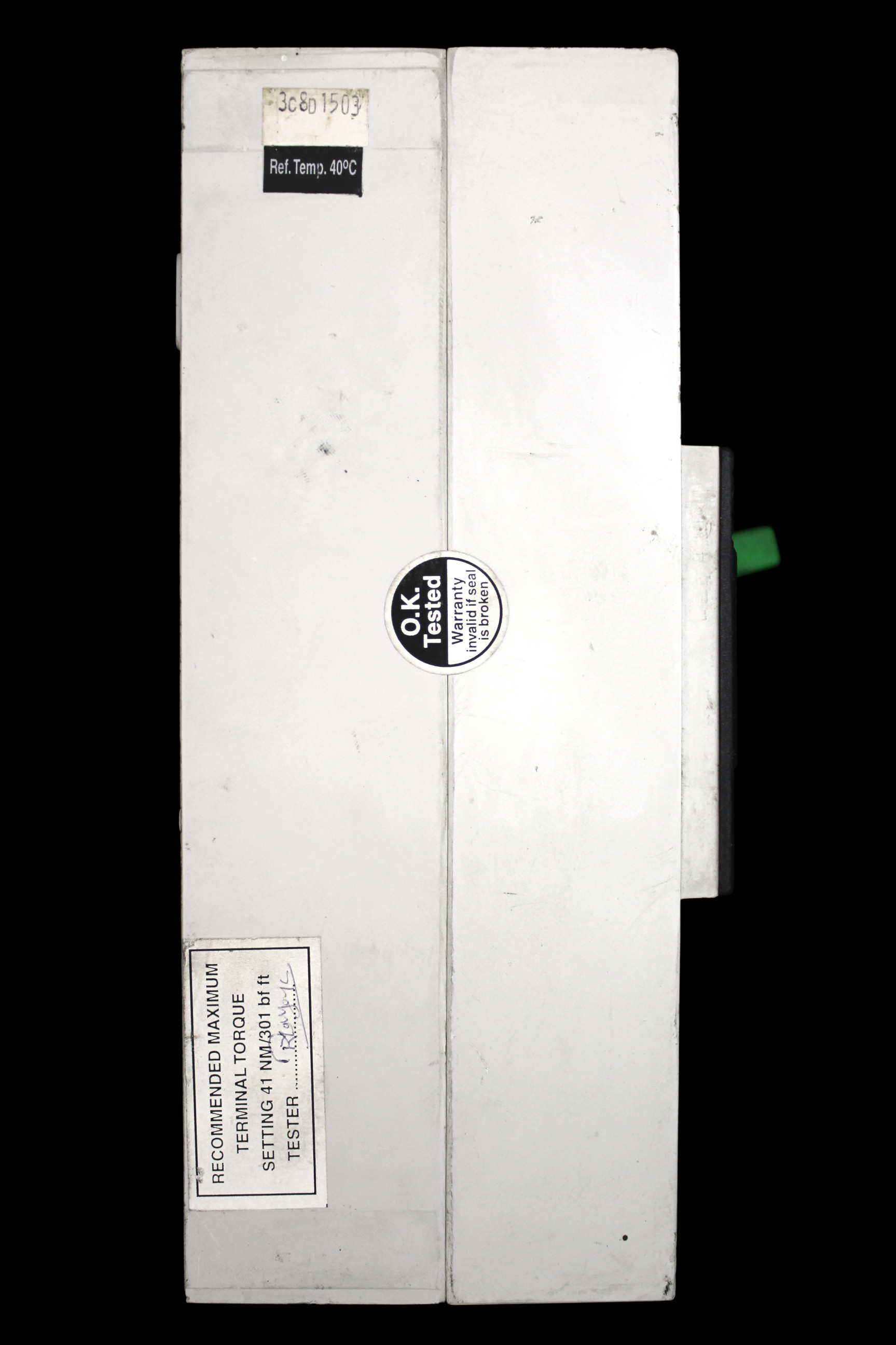 CRABTREE 400 MCCB TRIPLE POLE 50kA POWERSTAR 7PBLH3400A