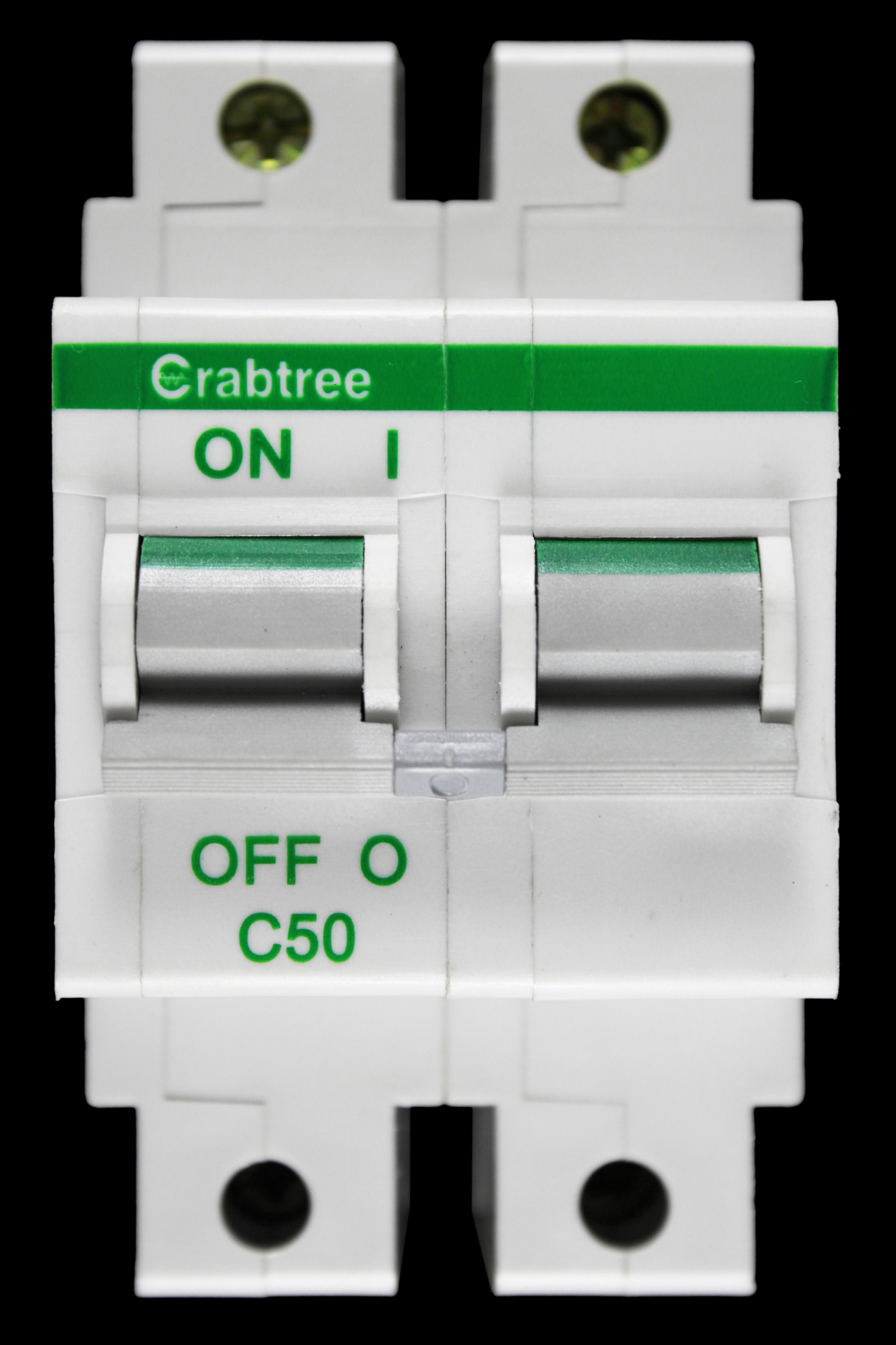 CRABTREE C 50 MCB DOUBLE POLE M9 CIRCUIT BREAKER POLESTAR 62C/50