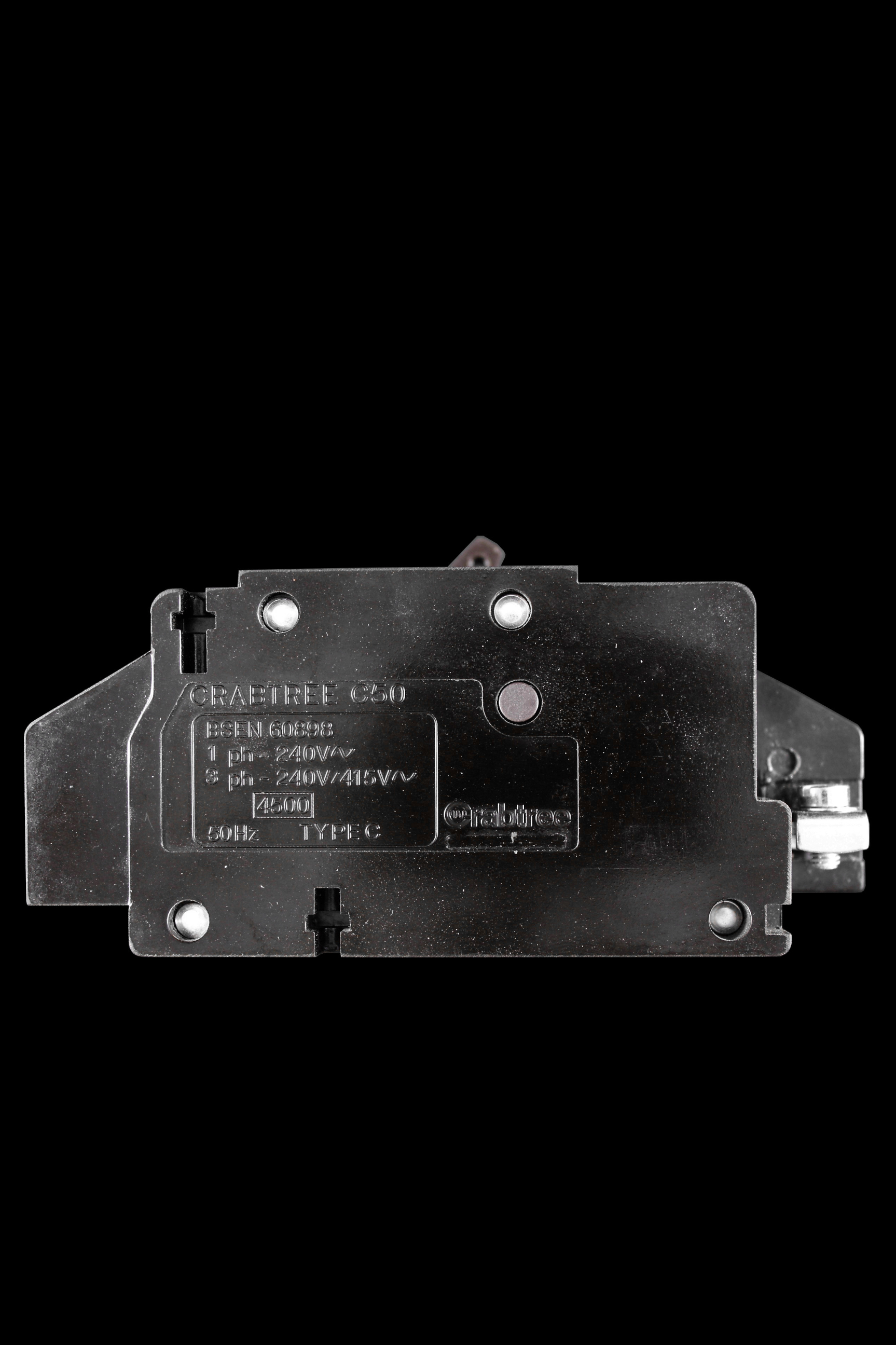 CRABTREE C 40 MCB TRIPLE POLE 4.5kA CIRCUIT BREAKER C-50 C50