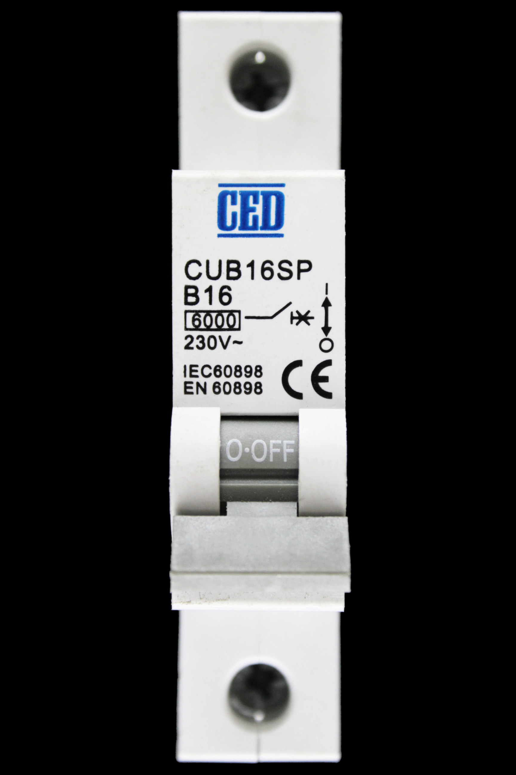 CED 16 AMP CURVE B 6kA MCB CIRCUIT BREAKER CUB16SP