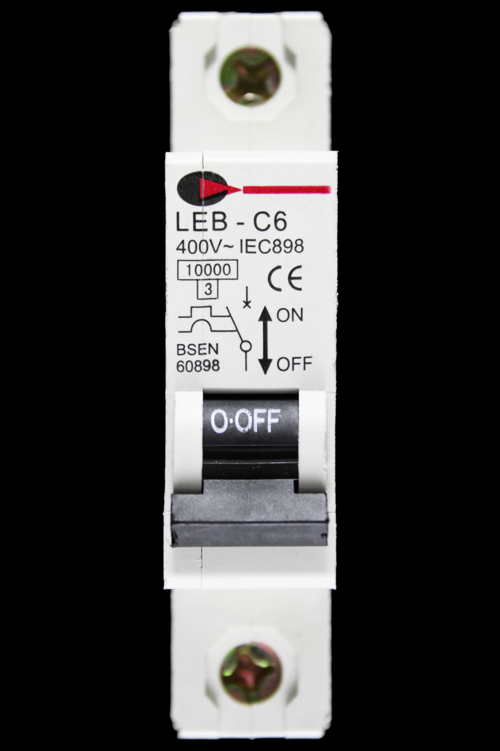 CGD 6 AMP CURVE C 10kA MCB CIRCUIT BREAKER 400V LEB-C6