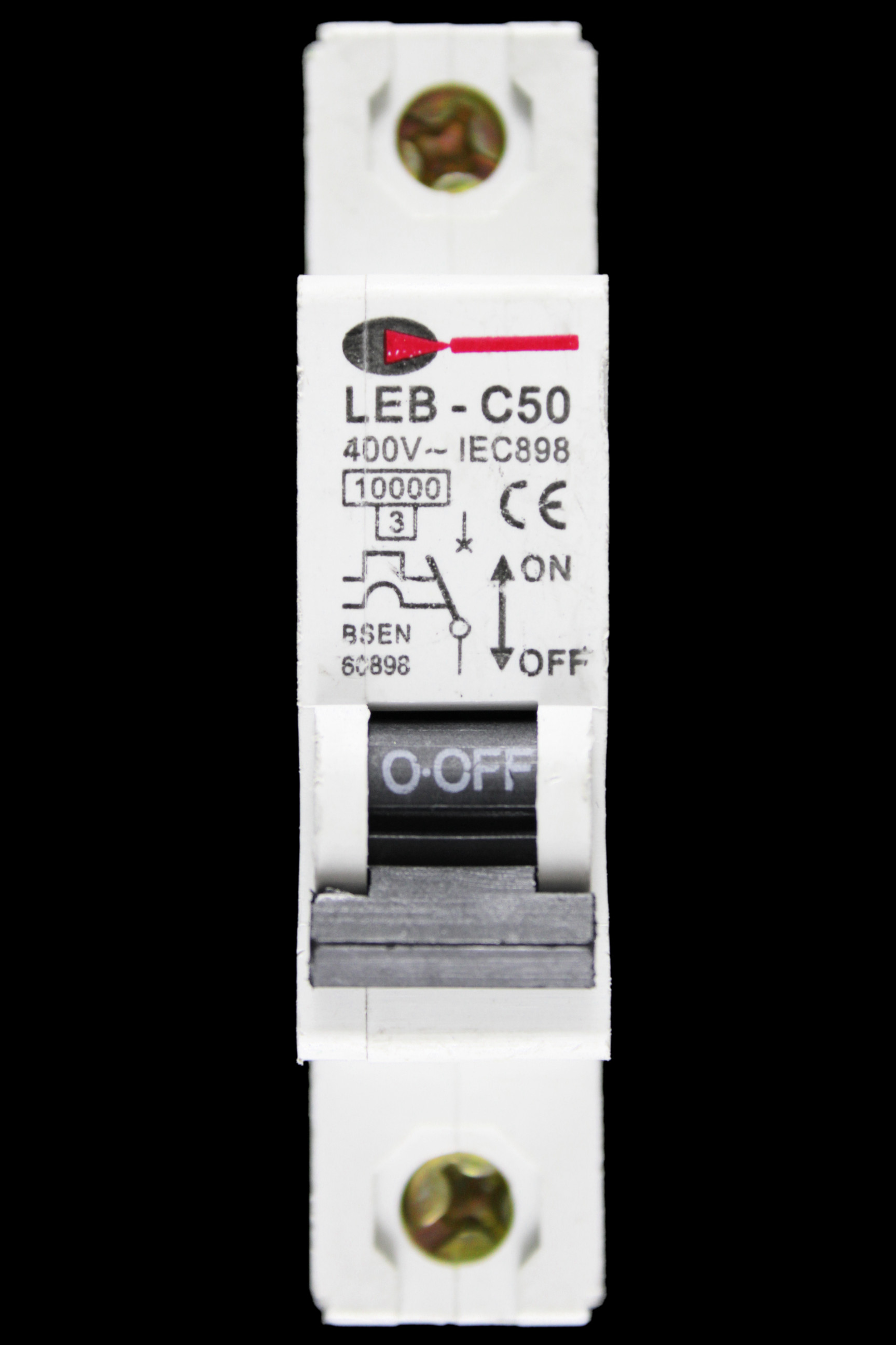 CGD 50 AMP CURVE C 10kA MCB CIRCUIT BREAKER 400V LEB-C50