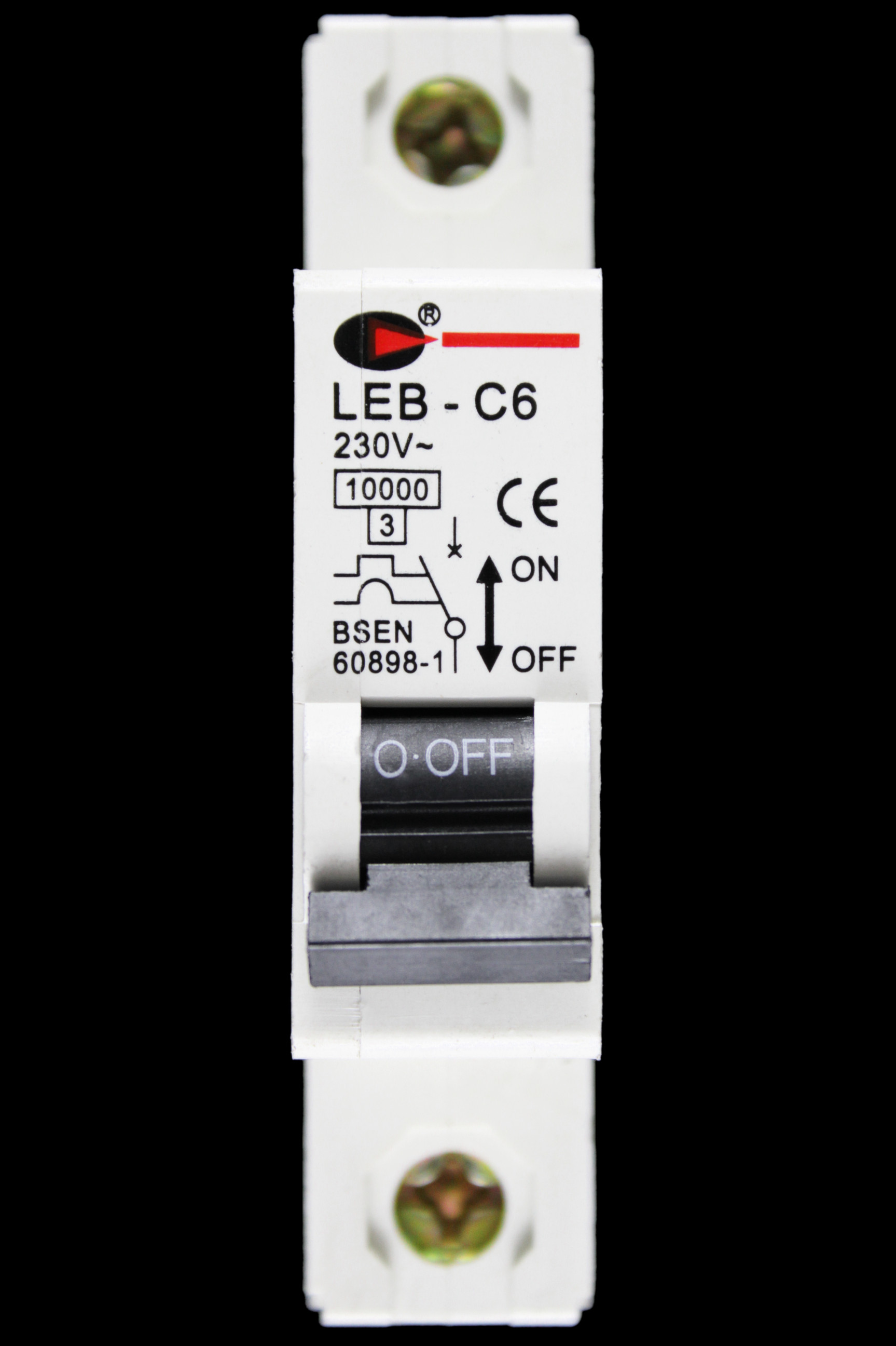 CGD 6 AMP CURVE C 10kA MCB CIRCUIT BREAKER 230V LEB-C6