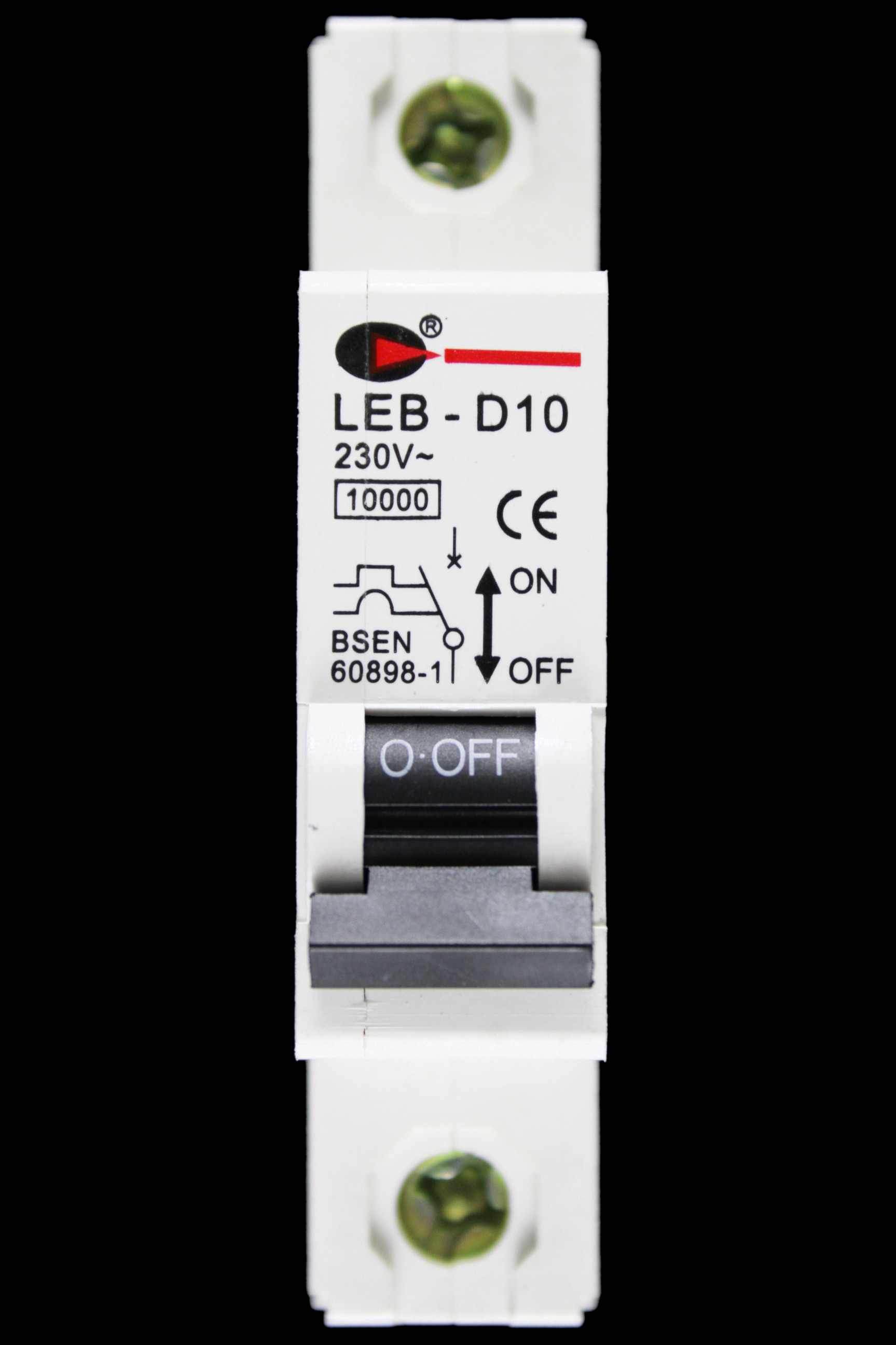 CGD 10 AMP CURVE D 10kA MCB CIRCUIT BREAKER 230V LEB-D10