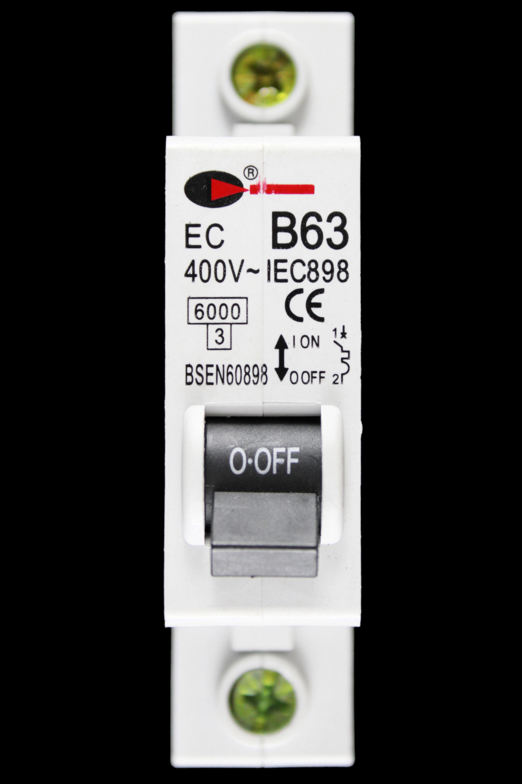 CGD 63 AMP CURVE B 6kA MCB CIRCUIT BREAKER 400V EC