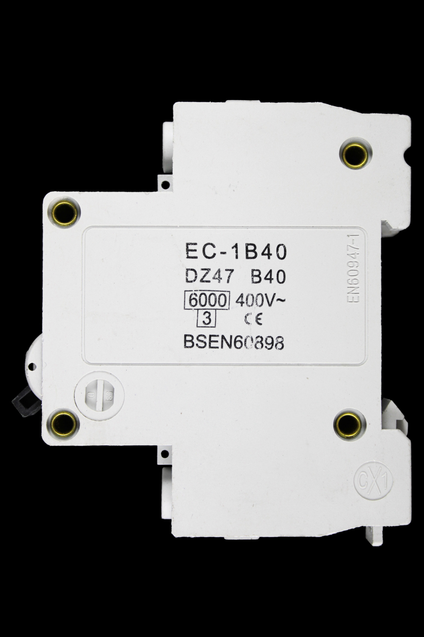 CGD 40 AMP CURVE B 6kA MCB CIRCUIT BREAKER EC-1B40 DZ47