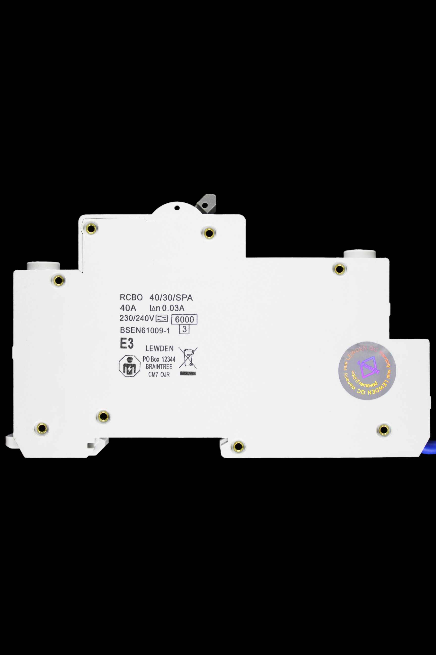 CGD 40 AMP CURVE B 6kA 30mA RCBO TYPE A RCBO-40/30/SPA