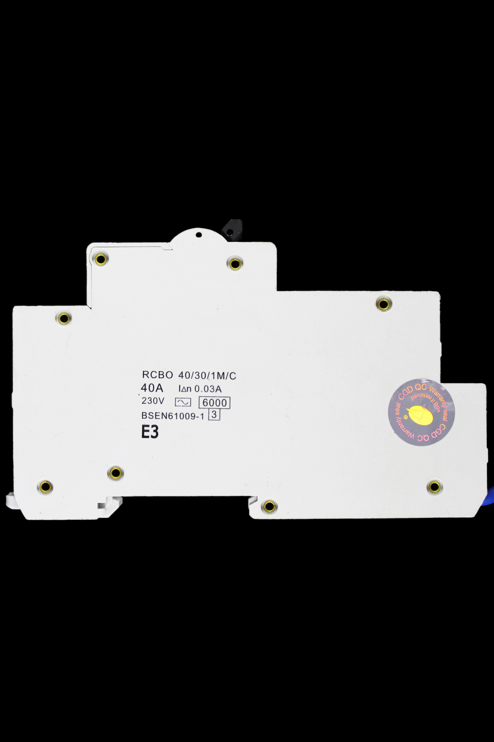 CGD 40 AMP CURVE C 6kA 30mA RCBO TYPE AC 40/30/1M/C