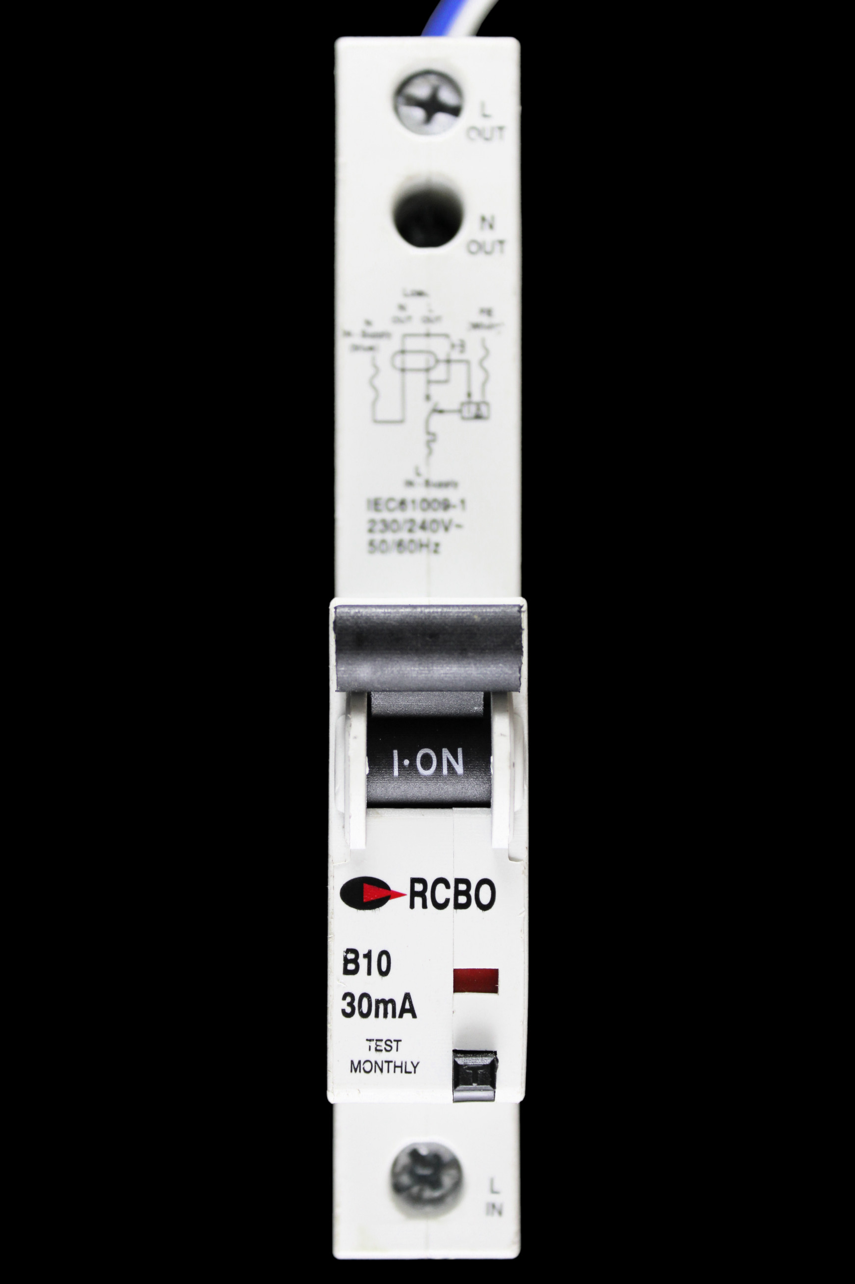 CGD 10 AMP CURVE B 6kA 30mA RCBO TYPE AC 10/30/SP