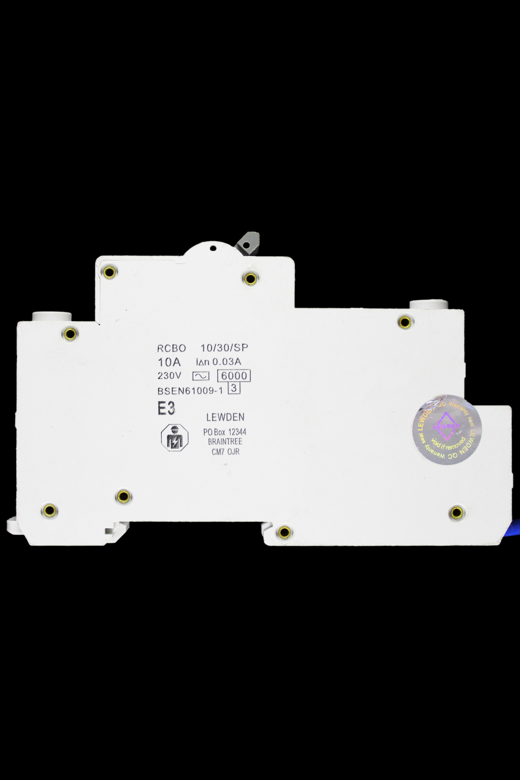 LEWDEN B 10 RCBO 6kA 30mA TYPE AC 10/30/SP