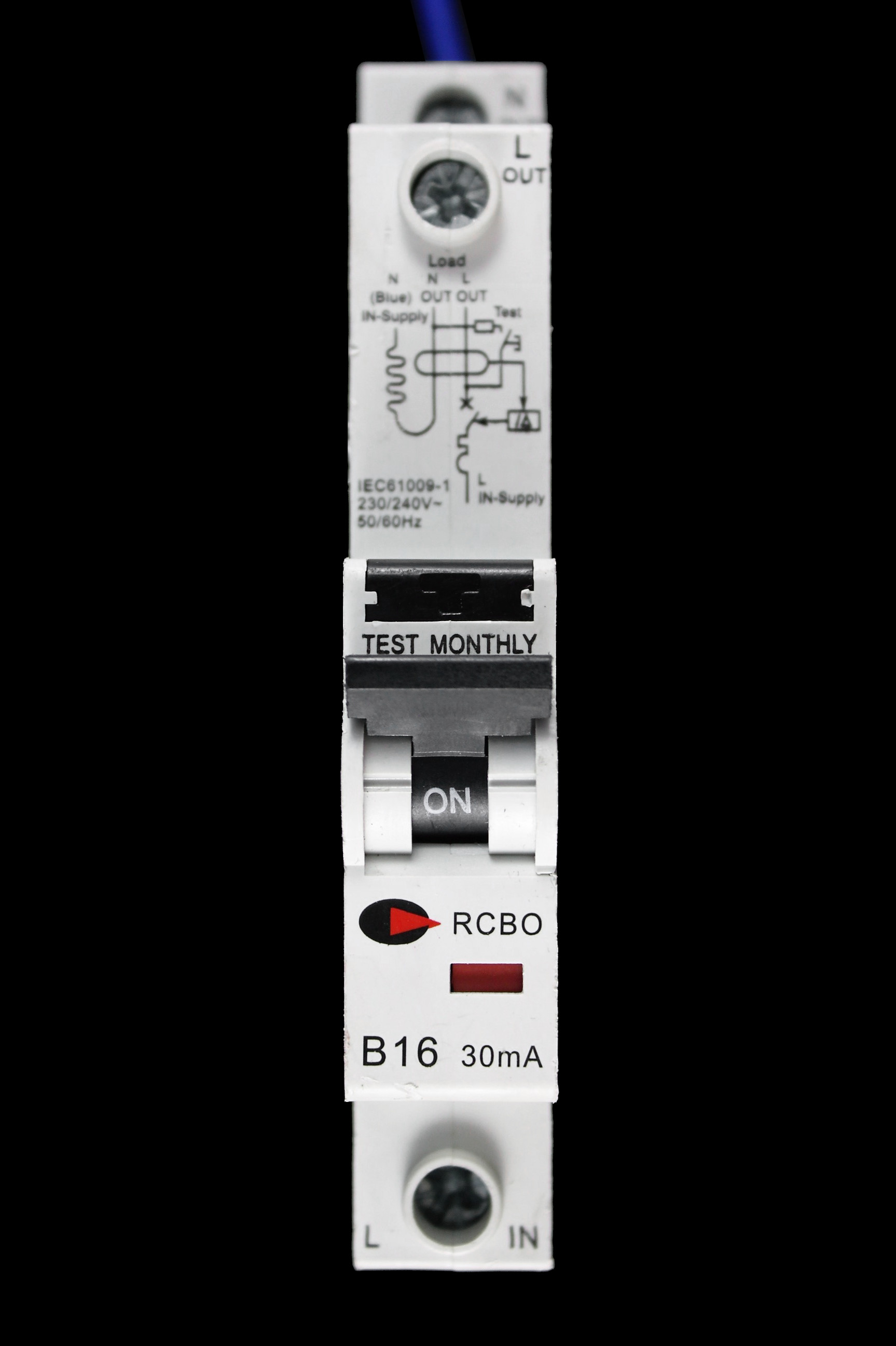 CGD 16 AMP CURVE B 6kA 30mA RCBO TYPE AC RCBO-16/30/SP