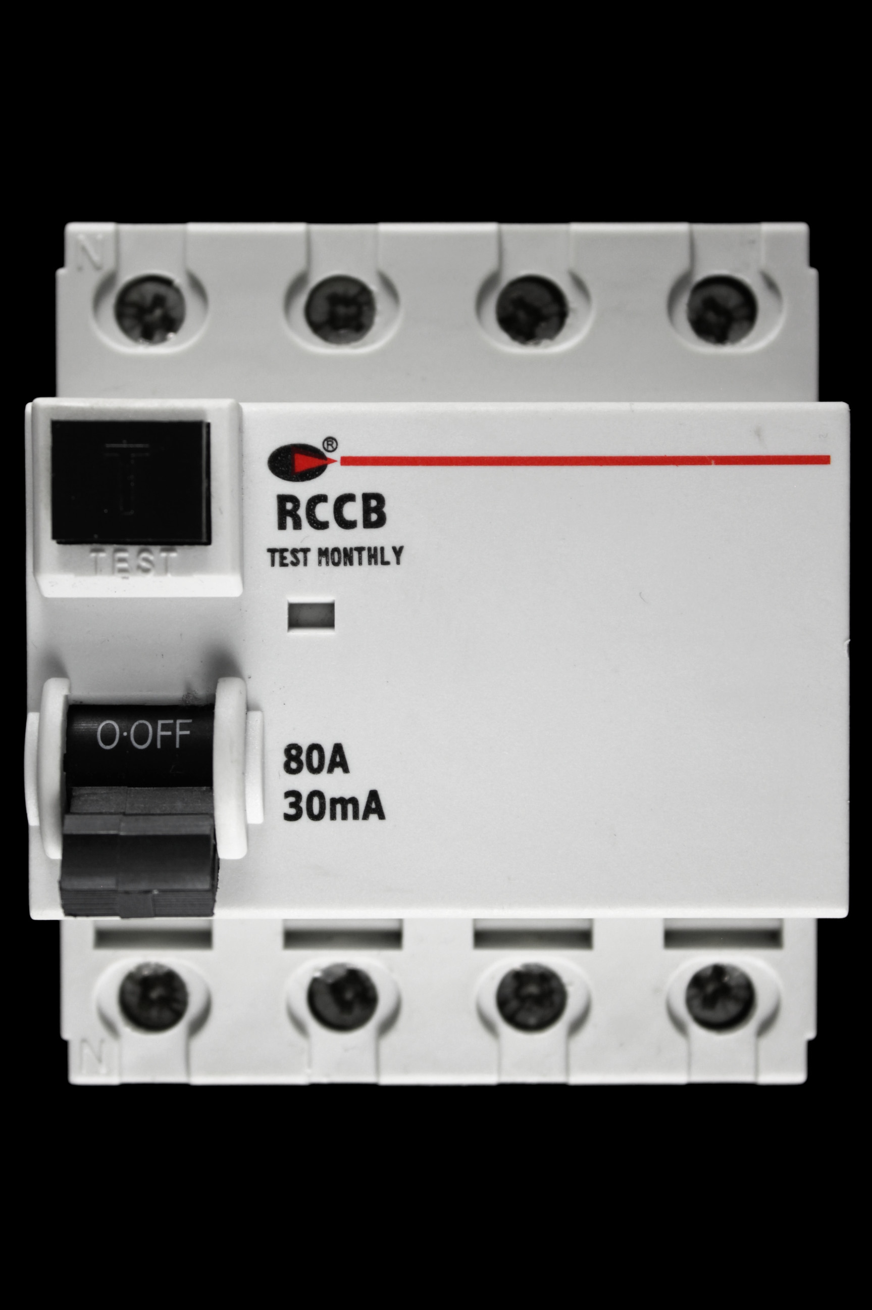 CGD 80 AMP 30mA FOUR POLE RCCB RCD TYPE AC 80/30/4