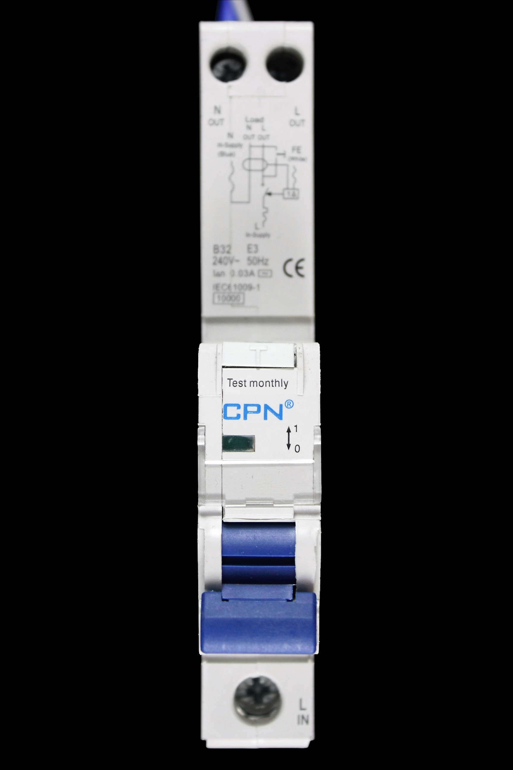 CPN 32 AMP CURVE B 10kA 30mA RCBO TYPE AC ROH132B-030 ROH132B/030