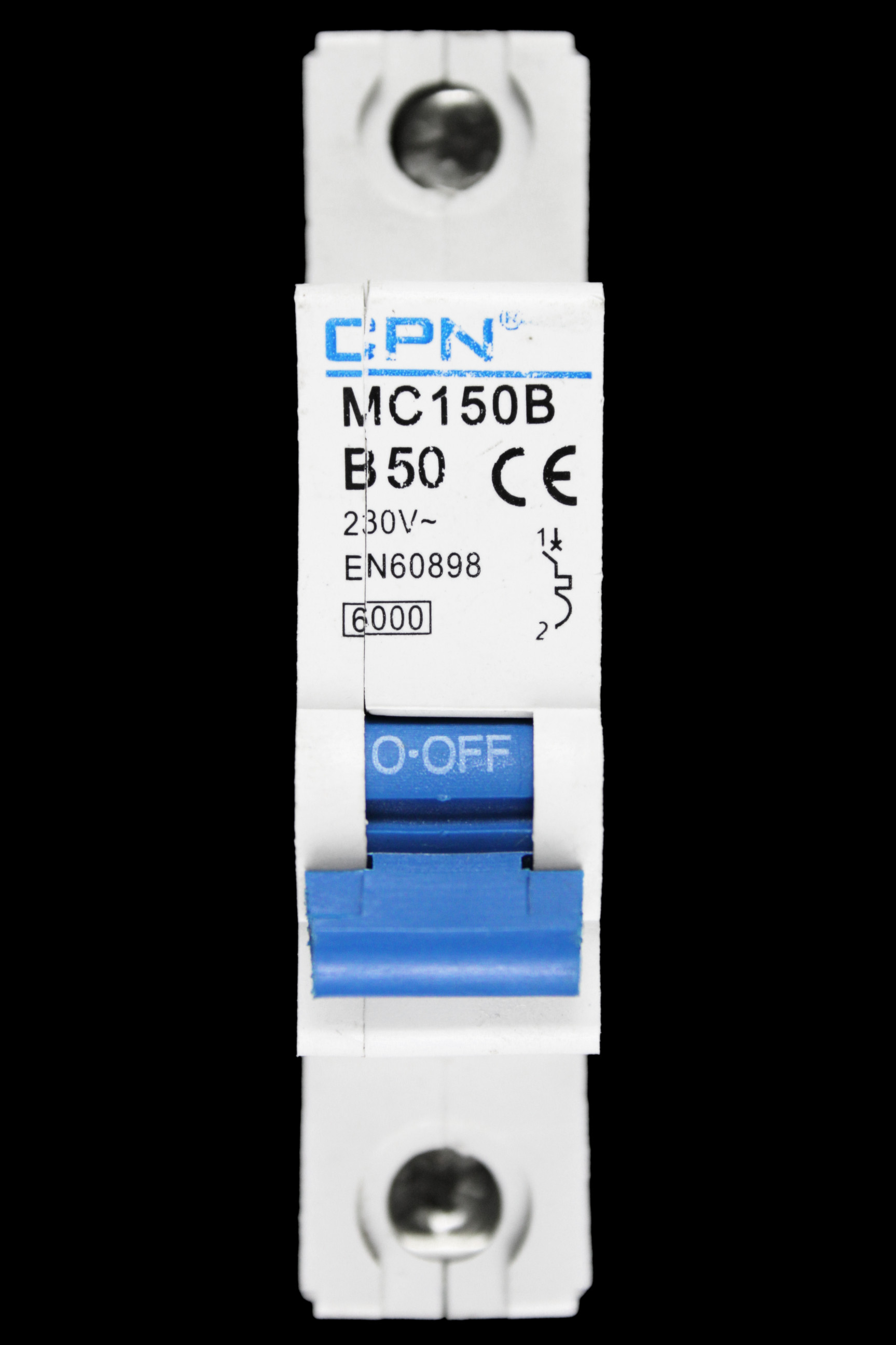 CPN 50 AMP CURVE B 6kA MCB CIRCUIT BREAKER MC150B