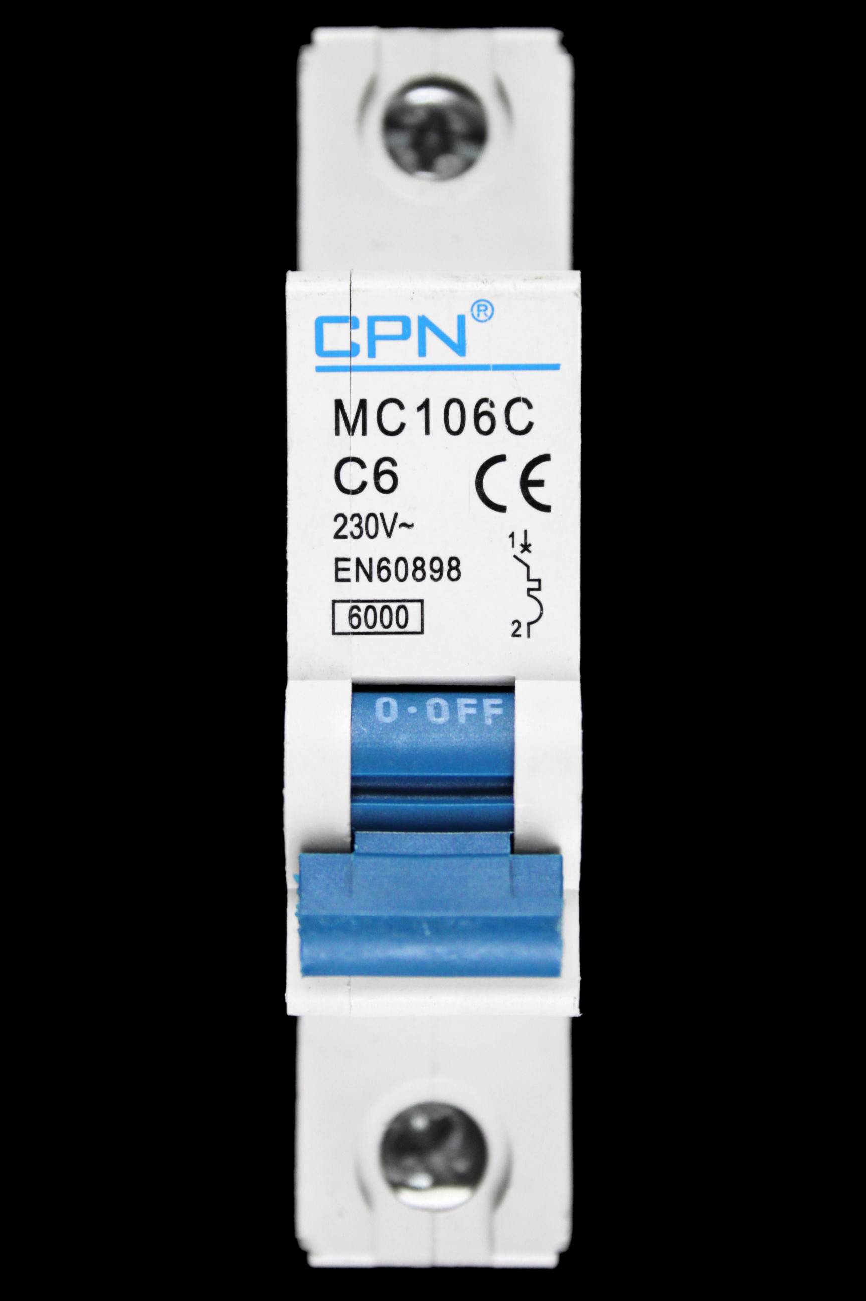 CPN 6 AMP CURVE C 6kA MCB CIRCUIT BREAKER MC106C