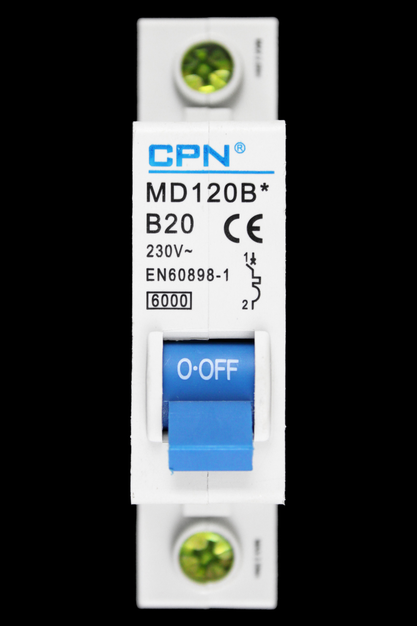 CPN 20 AMP CURVE B 6kA MCB CIRCUIT BREAKER MD120B Used Circuit Breaker Specialists