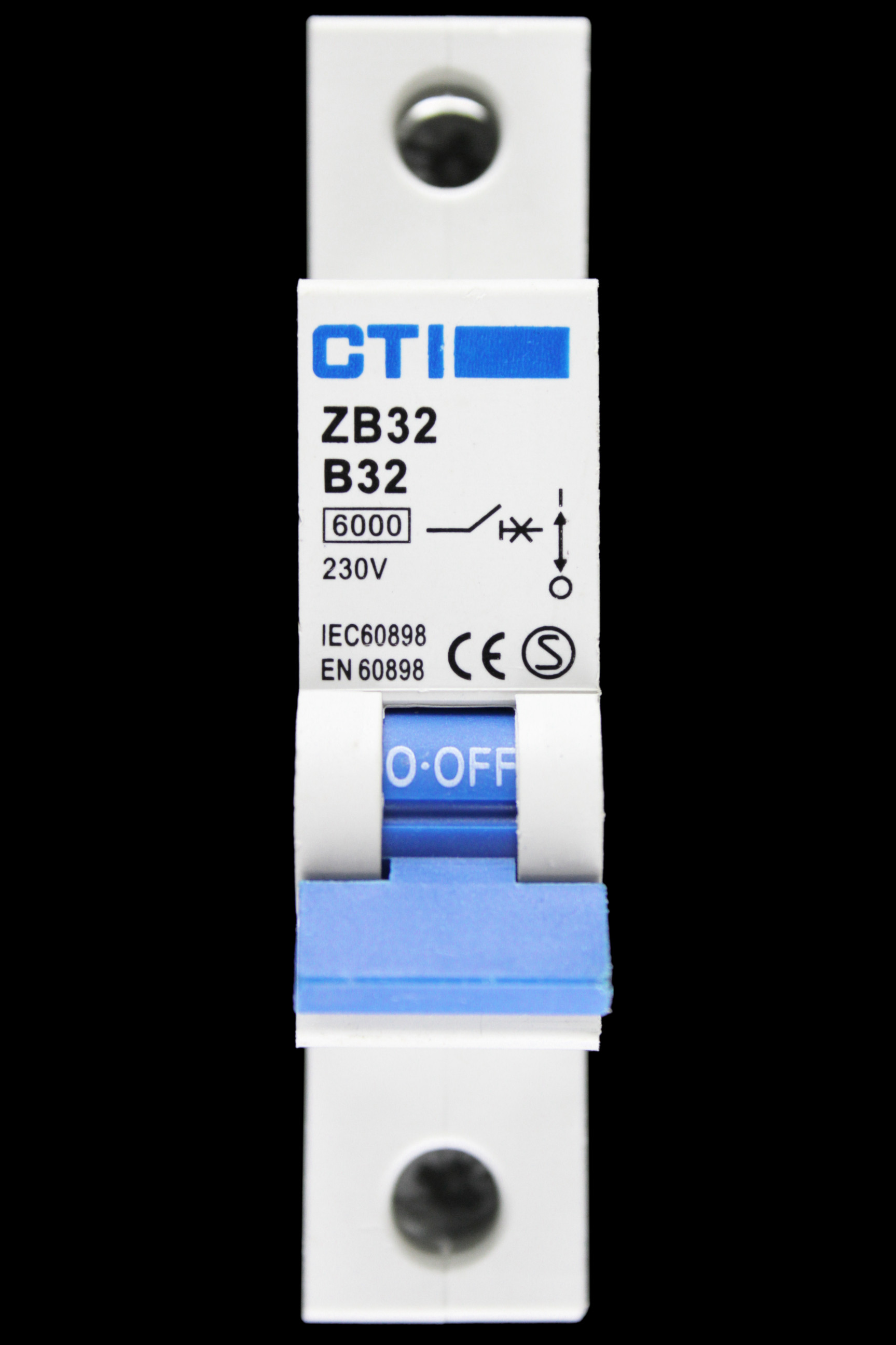 CTI 32 AMP CURVE B 6kA MCB CIRCUIT BREAKER ZB32 S3