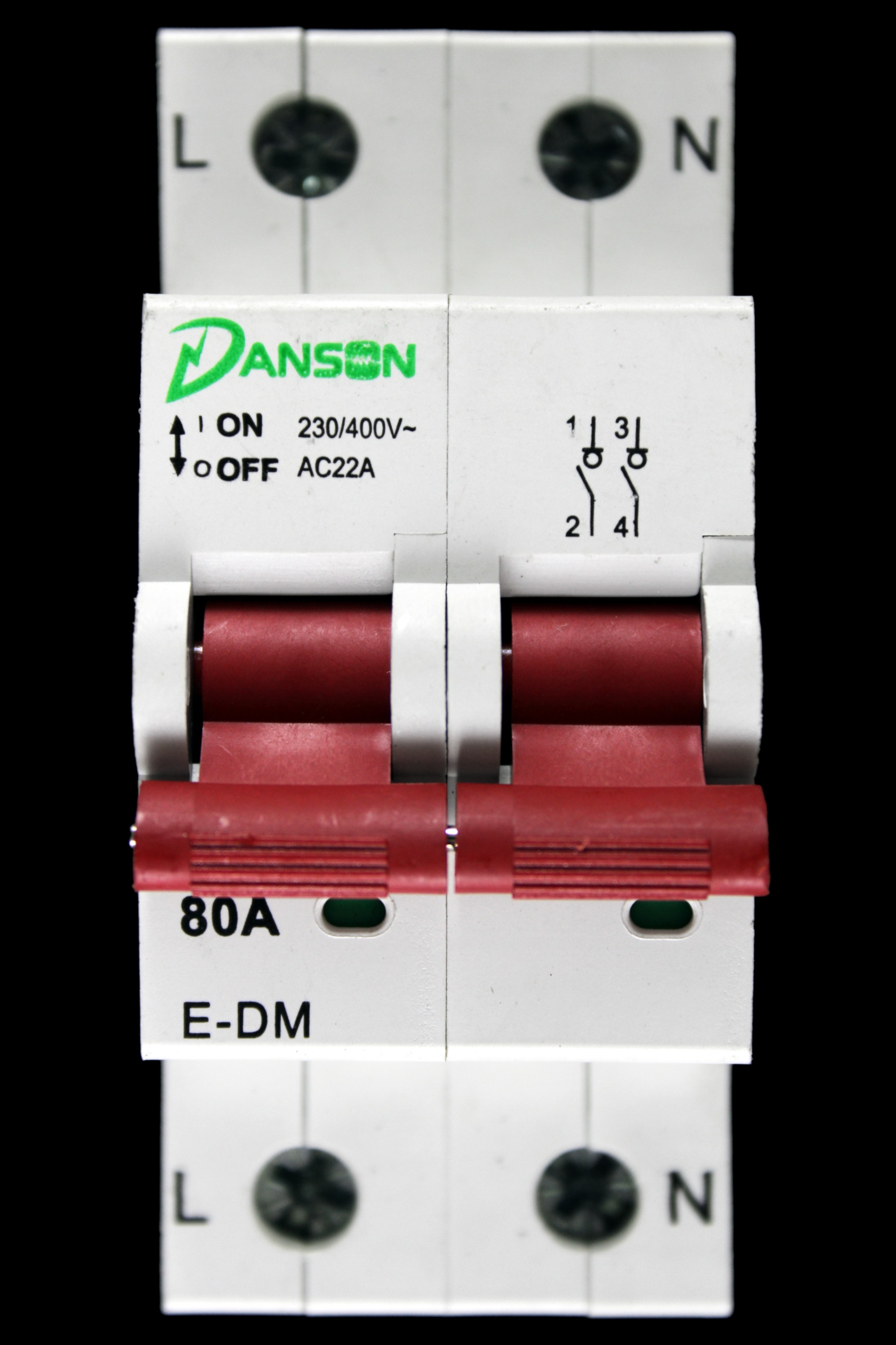 DANSON 80 MAIN SWITCH DISCONNECTOR DOUBLE POLE E-DM