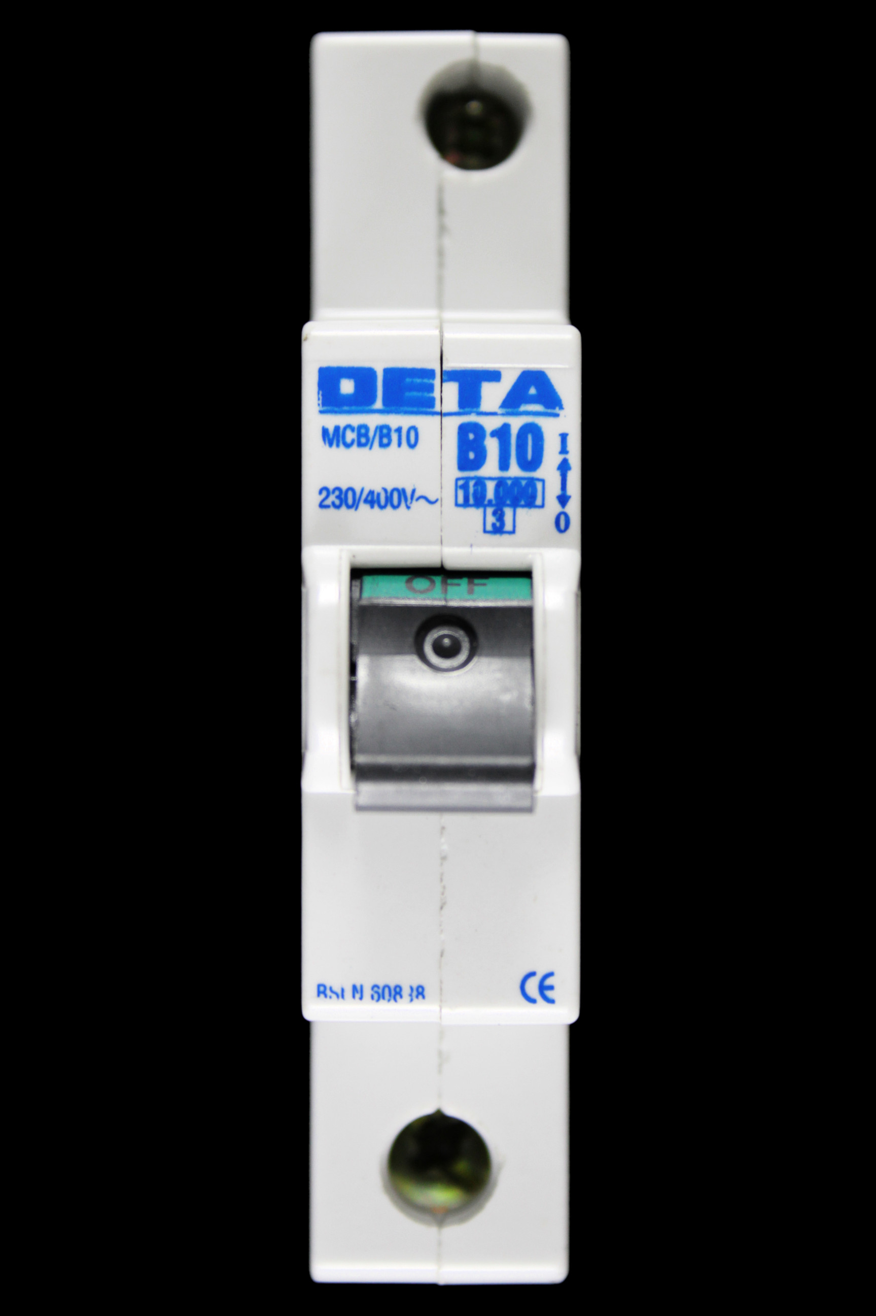 DETA 10 AMP CURVE B 10kA MCB CIRCUIT BREAKER MCB/B10