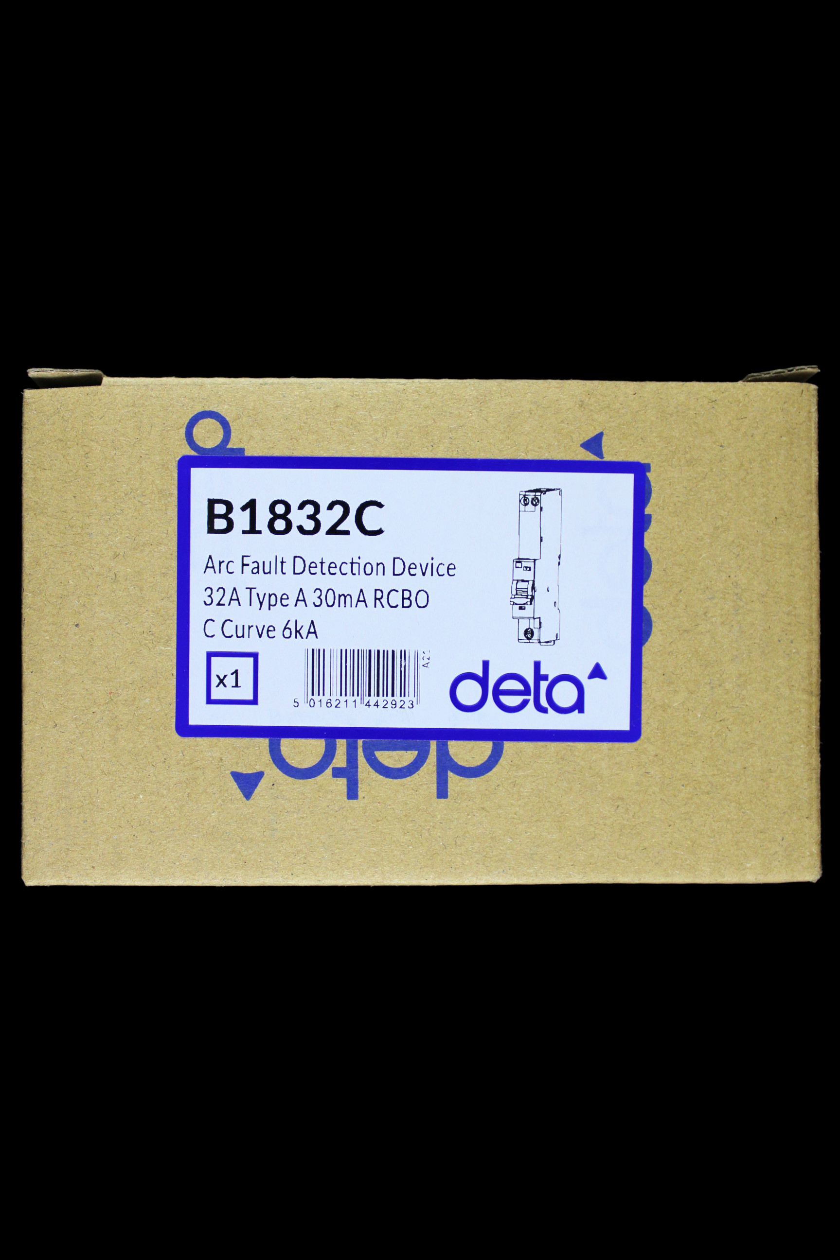 DETA 32 AMP CURVE C 6kA 30mA AFDD RCBO TYPE A B1832C