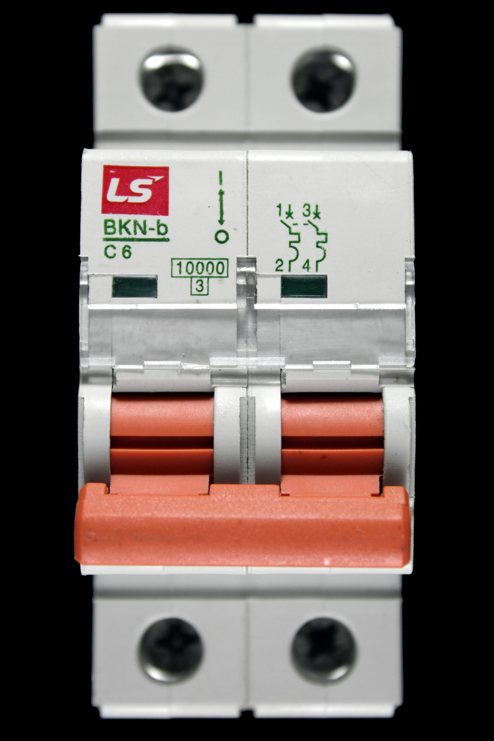 LS 6 AMP CURVE C 10kA DOUBLE POLE MCB CIRCUIT BREAKER BKN-B