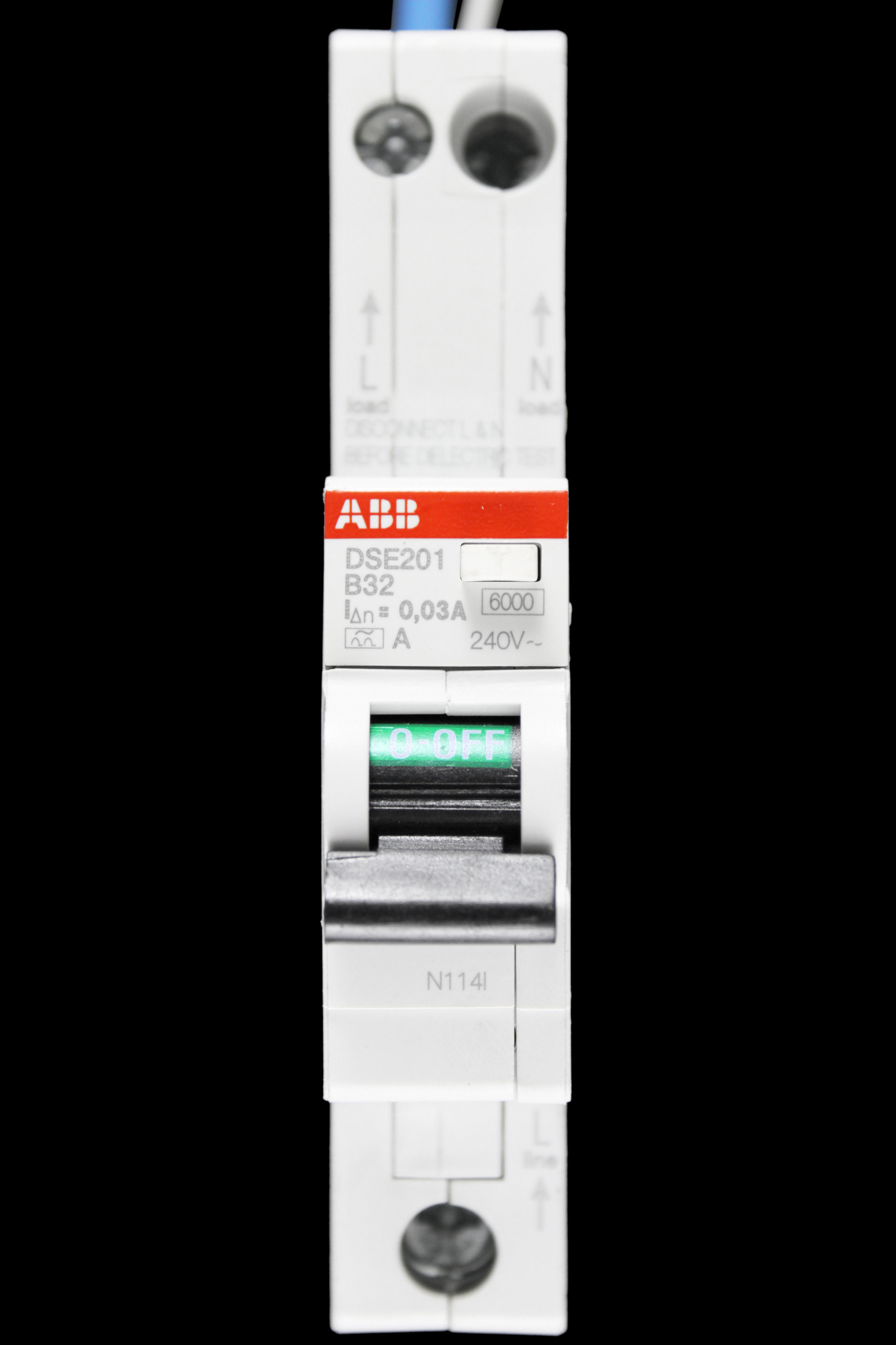 ABB 32 AMP CURVE B 6kA 30mA RCBO TYPE A DSE201 2CSR255151R1325