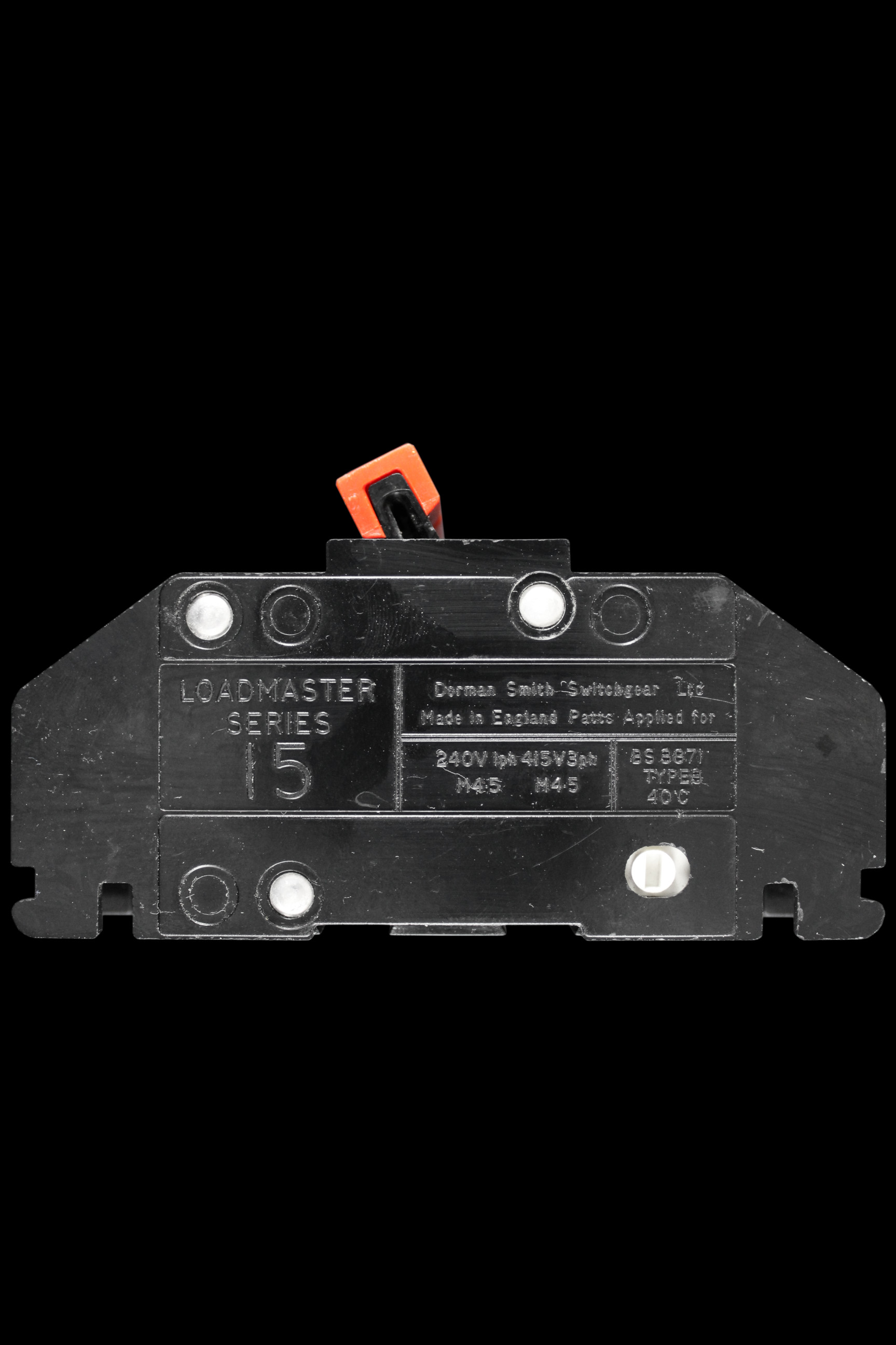 DORMAN SMITH 100 AMP TRIPLE POLE MAIN SWITCH DISCONNECTOR LOADMASTER SERIES 15