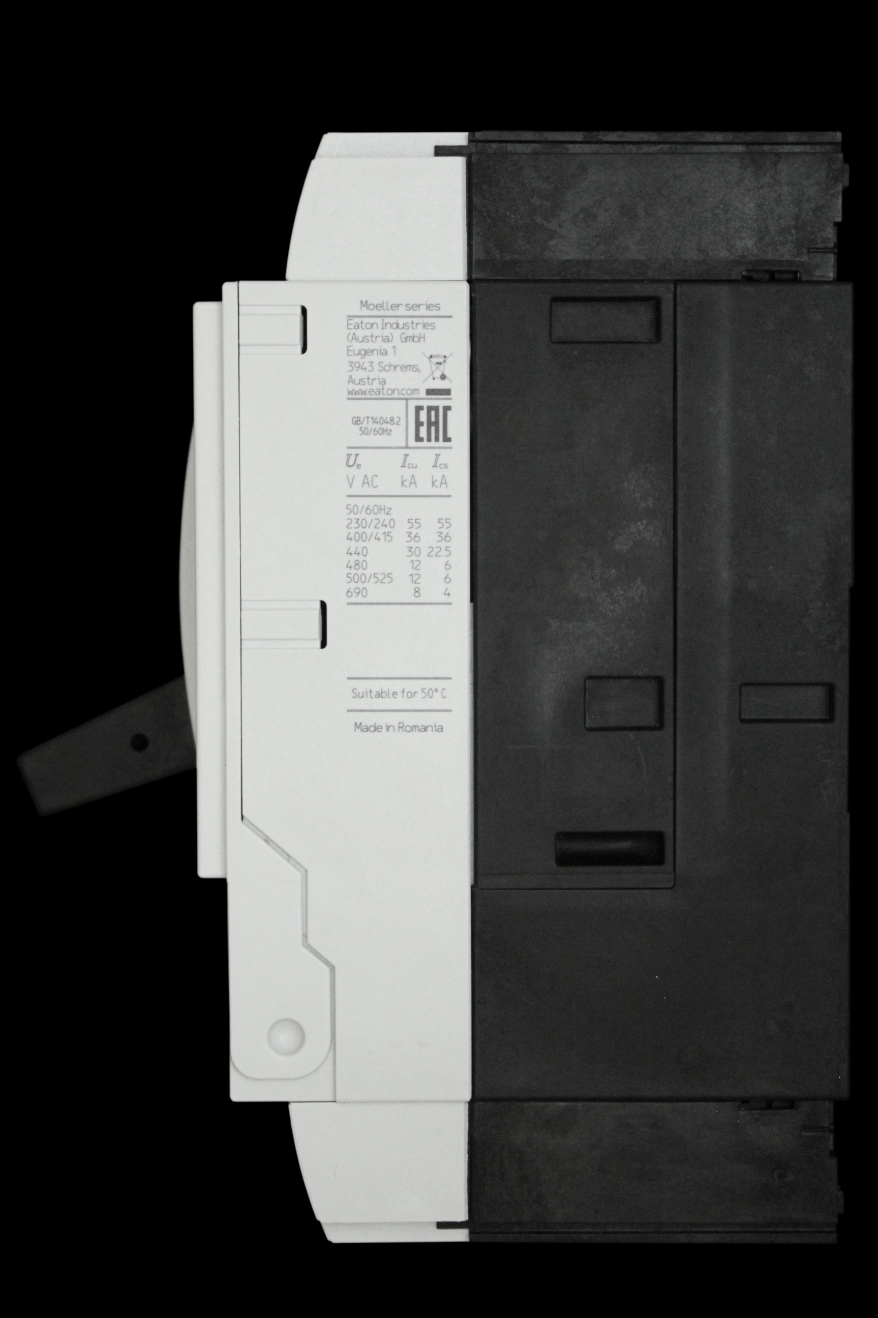 EATON 250 AMP 36kA TRIPLE POLE MCCB NZM2 XEFFECT NZMC2-A250