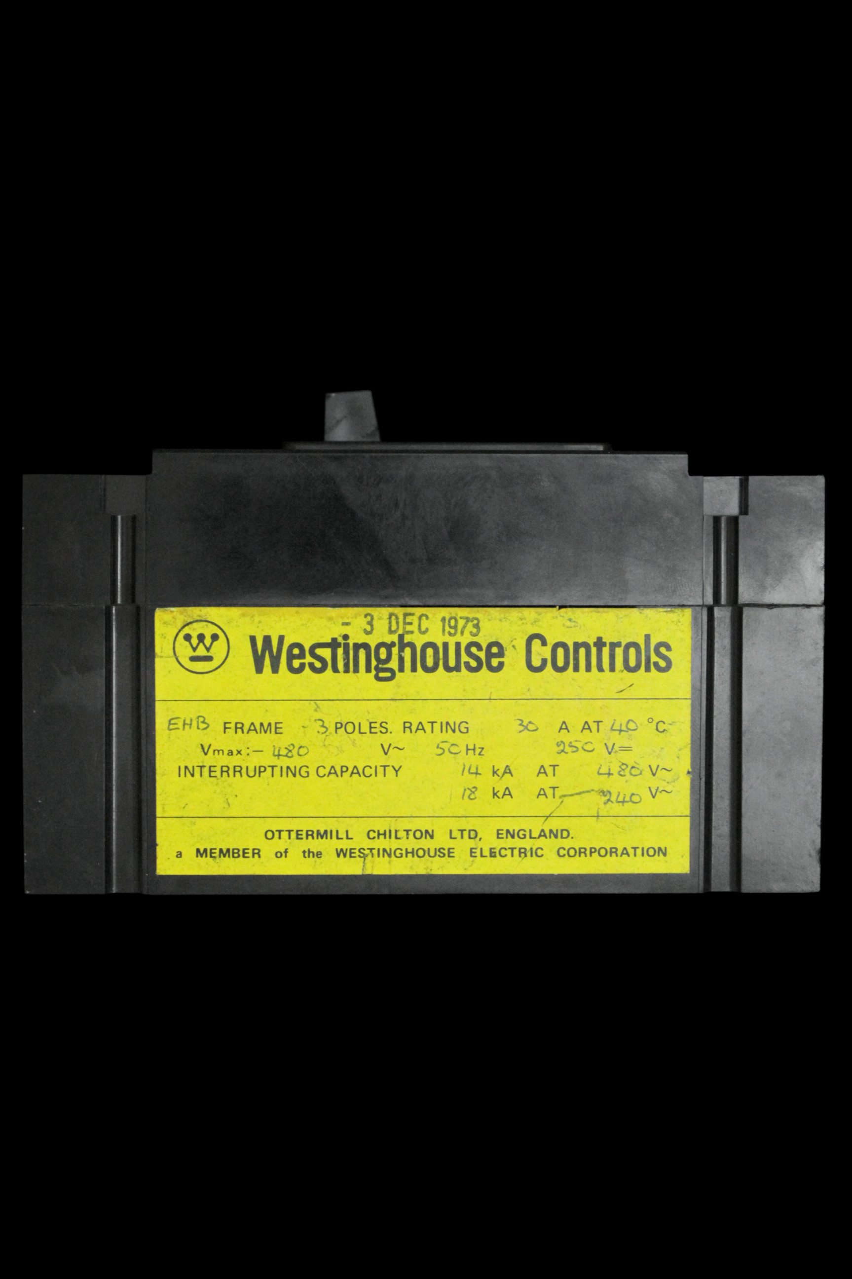 WESTINGHOUSE 30 AMP 14kA TRIPLE POLE MCCB EHB