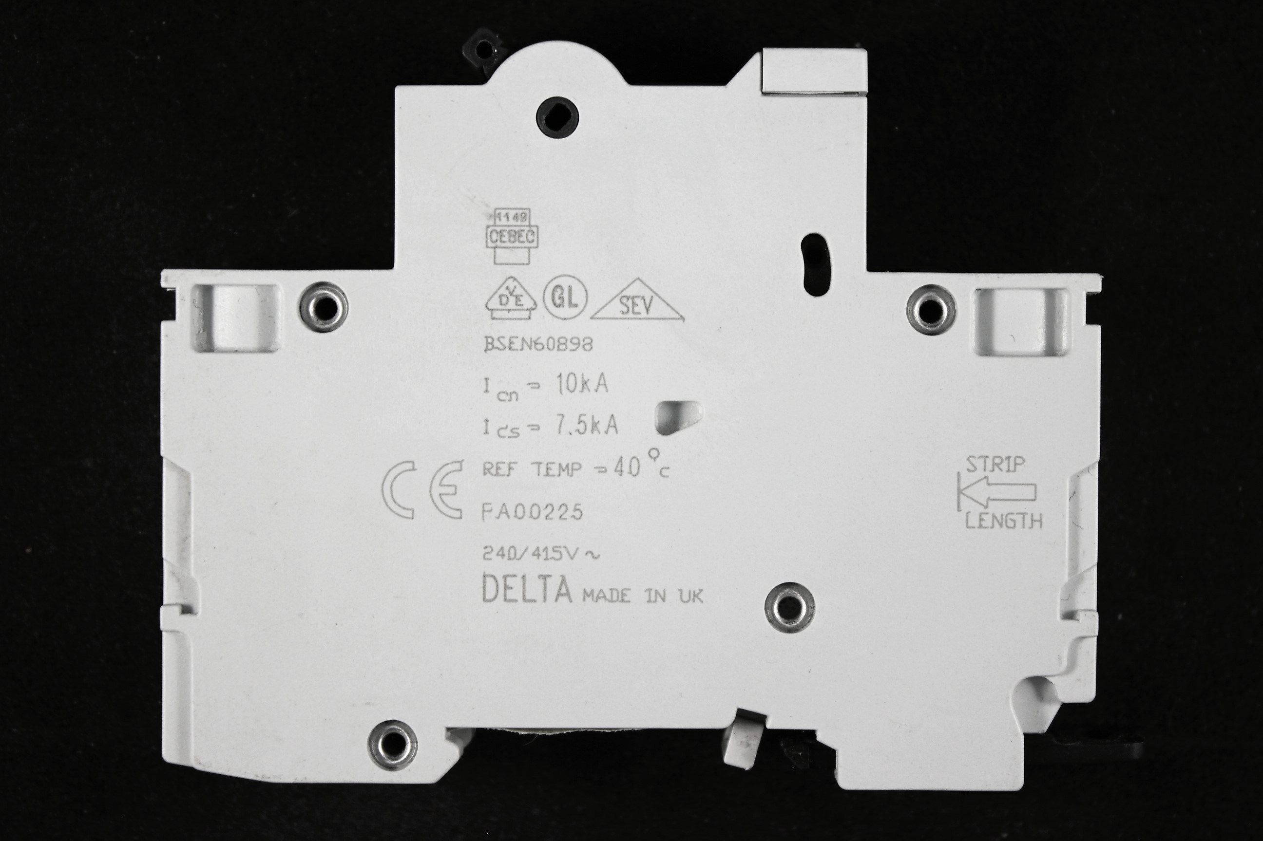 BILL 10 AMP CURVE B 10kA MCB CIRCUIT BREAKER THB101
