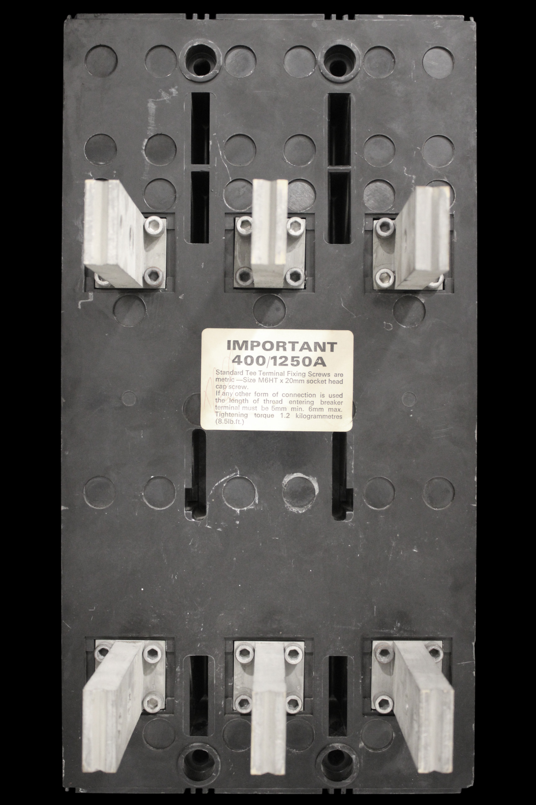 DORMAN 1250 MCCB TRIPLE POLE 35kA LOADLINE TYPE D LLBD1250