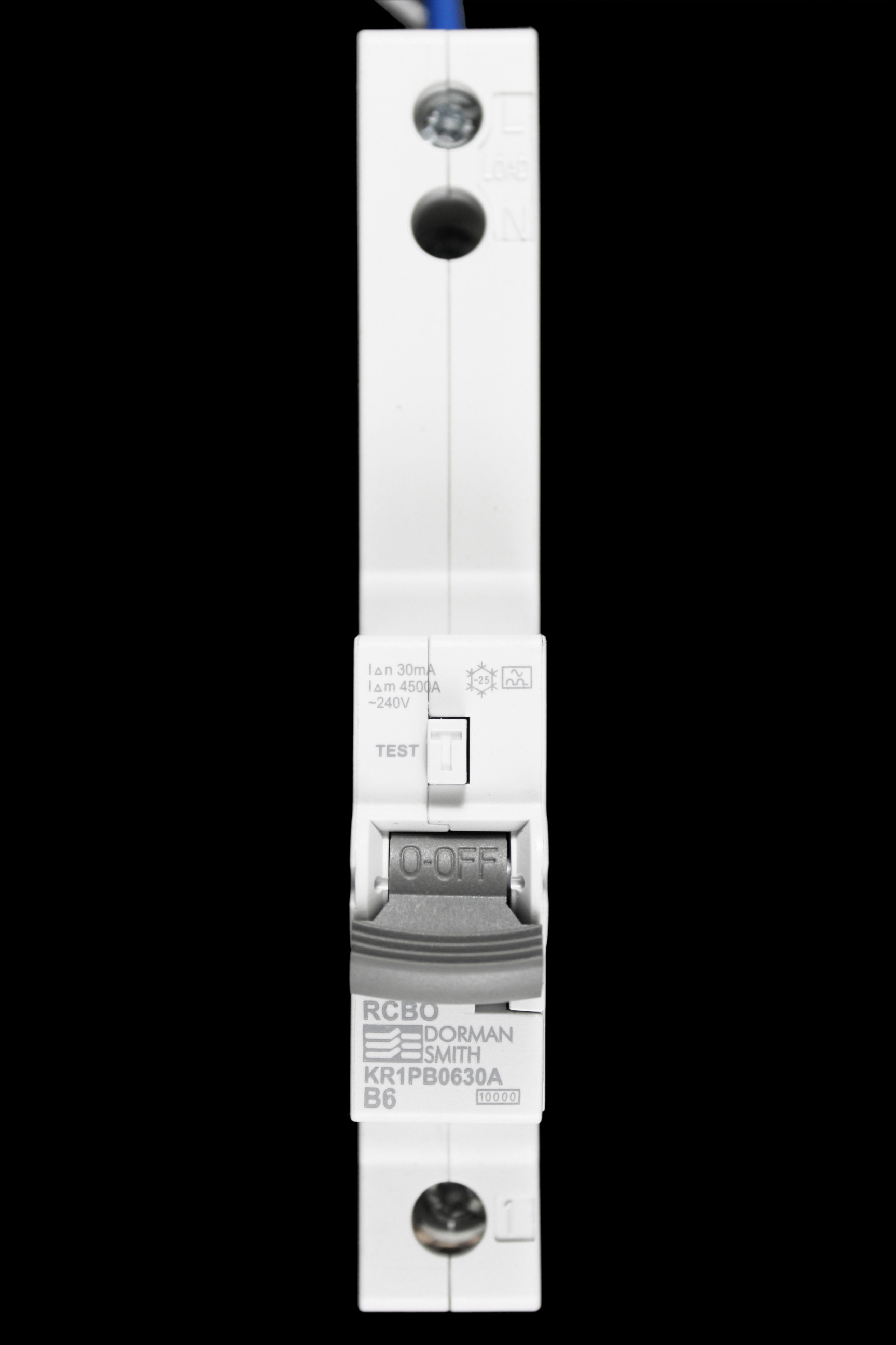DORMAN 6 AMP CURVE B 10kA 30mA RCBO TYPE A KR1PB0630A