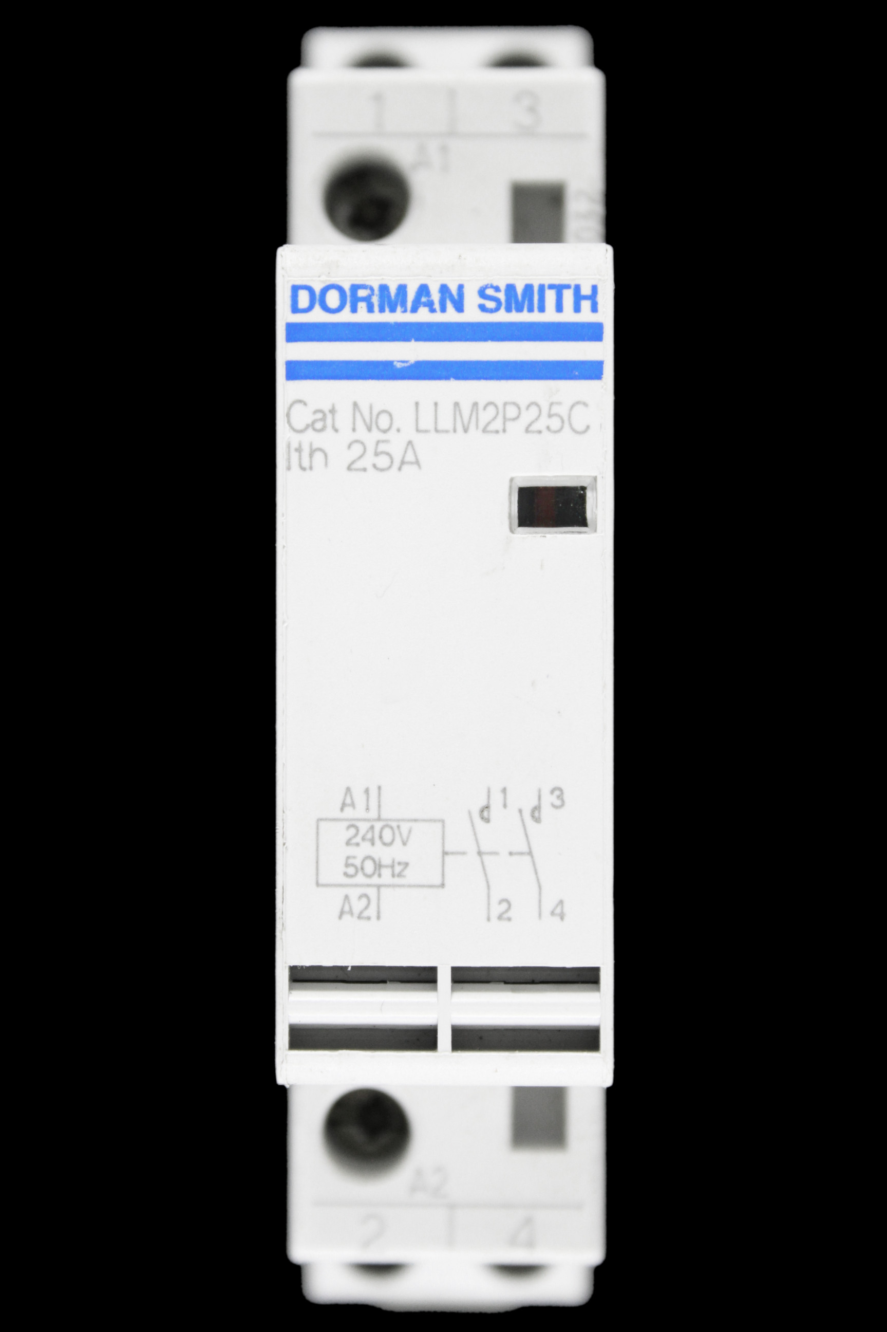 DORMAN 25 AMP DOUBLE POLE NO CONTACTOR 240V COIL LLM2P25C