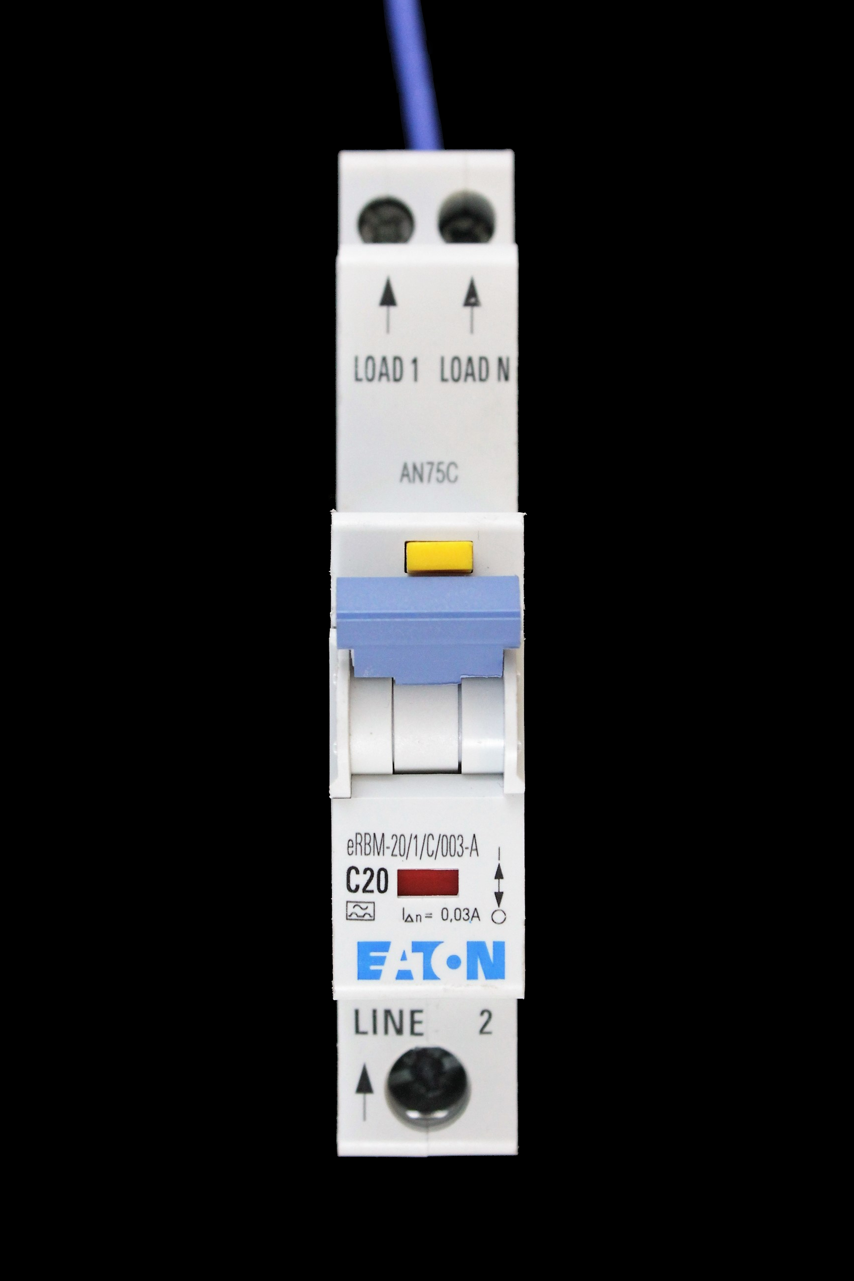 EATON 20 AMP CURVE C 10kA 30mA RCBO TYPE A eRBM-20/1/C/003-A EMCH120R30C