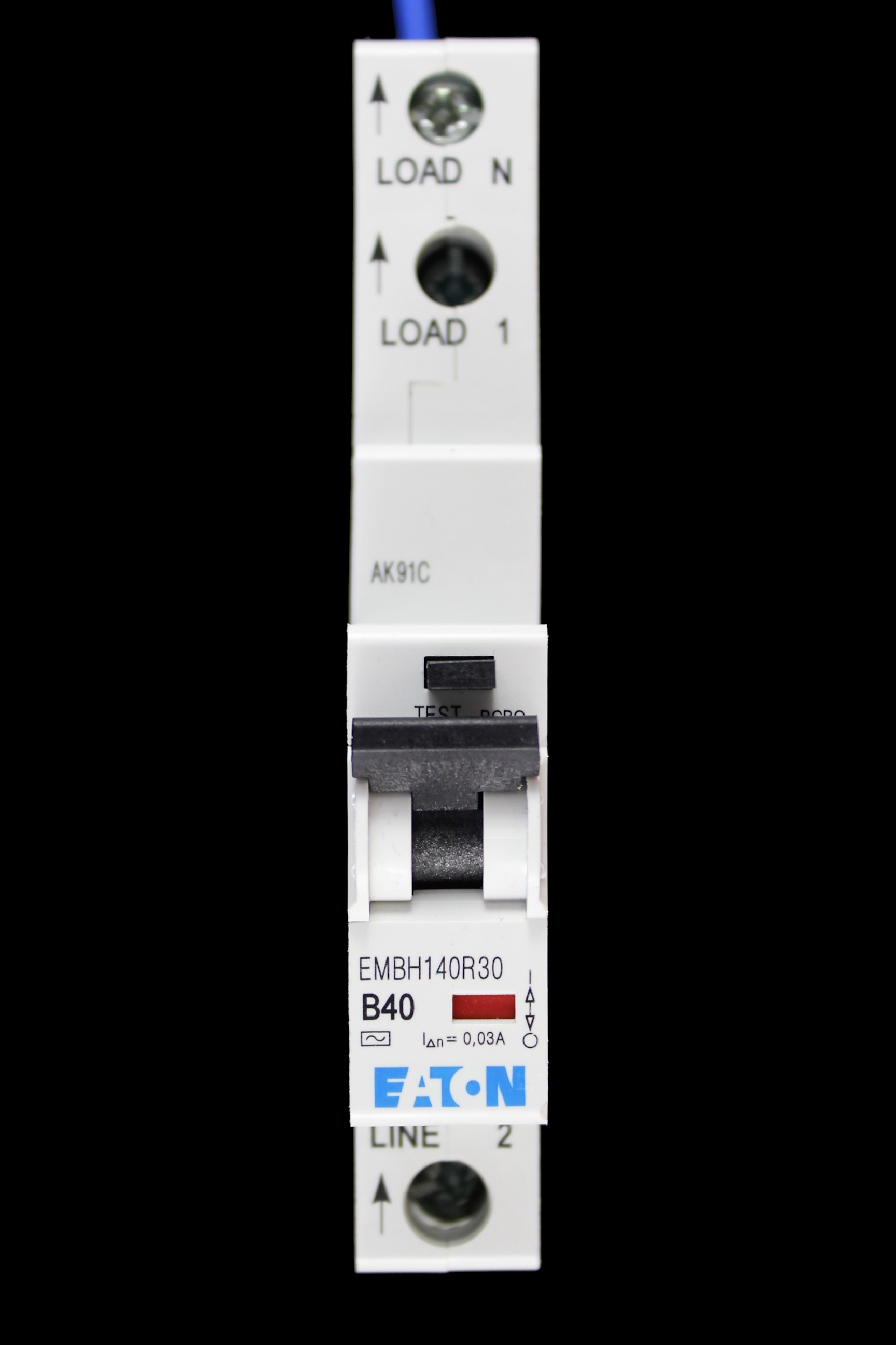 EATON 40 AMP CURVE B 6kA 30mA RCBO TYPE AC EMBH140R30