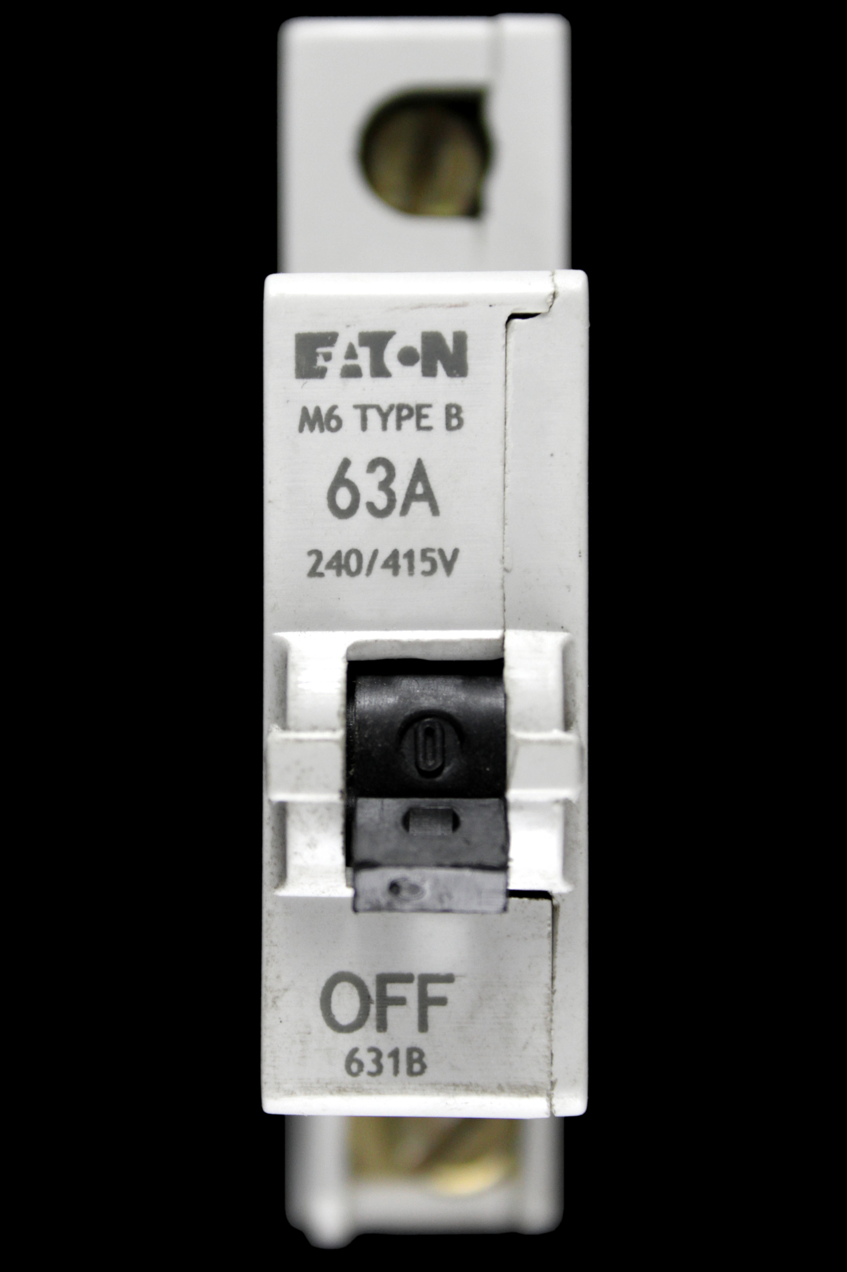 EATON 63 AMP CURVE B M6 MCB CIRCUIT BREAKER 631B