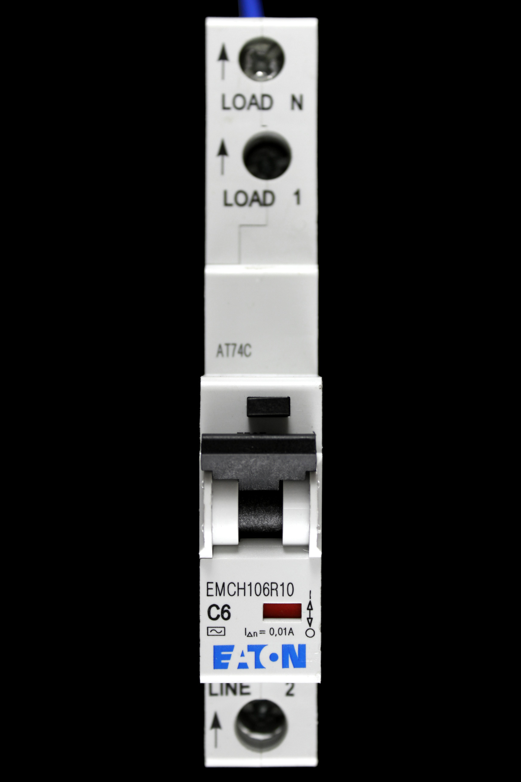 EATON 6 AMP CURVE C 10kA 10mA RCBO TYPE AC EMCH106R10