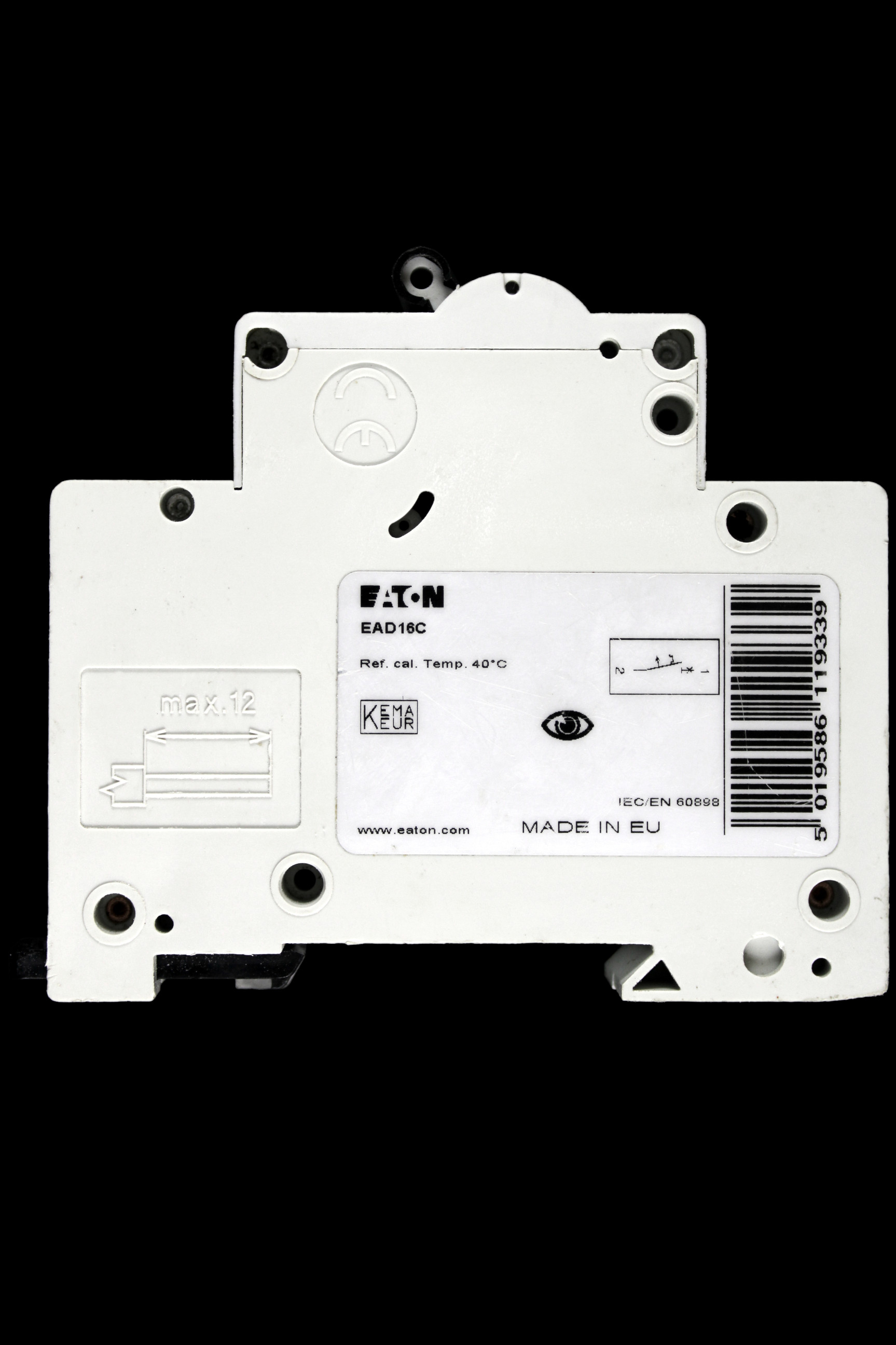 EATON 16 AMP CURVE C 6kA MCB CIRCUIT BREAKER EAD16C