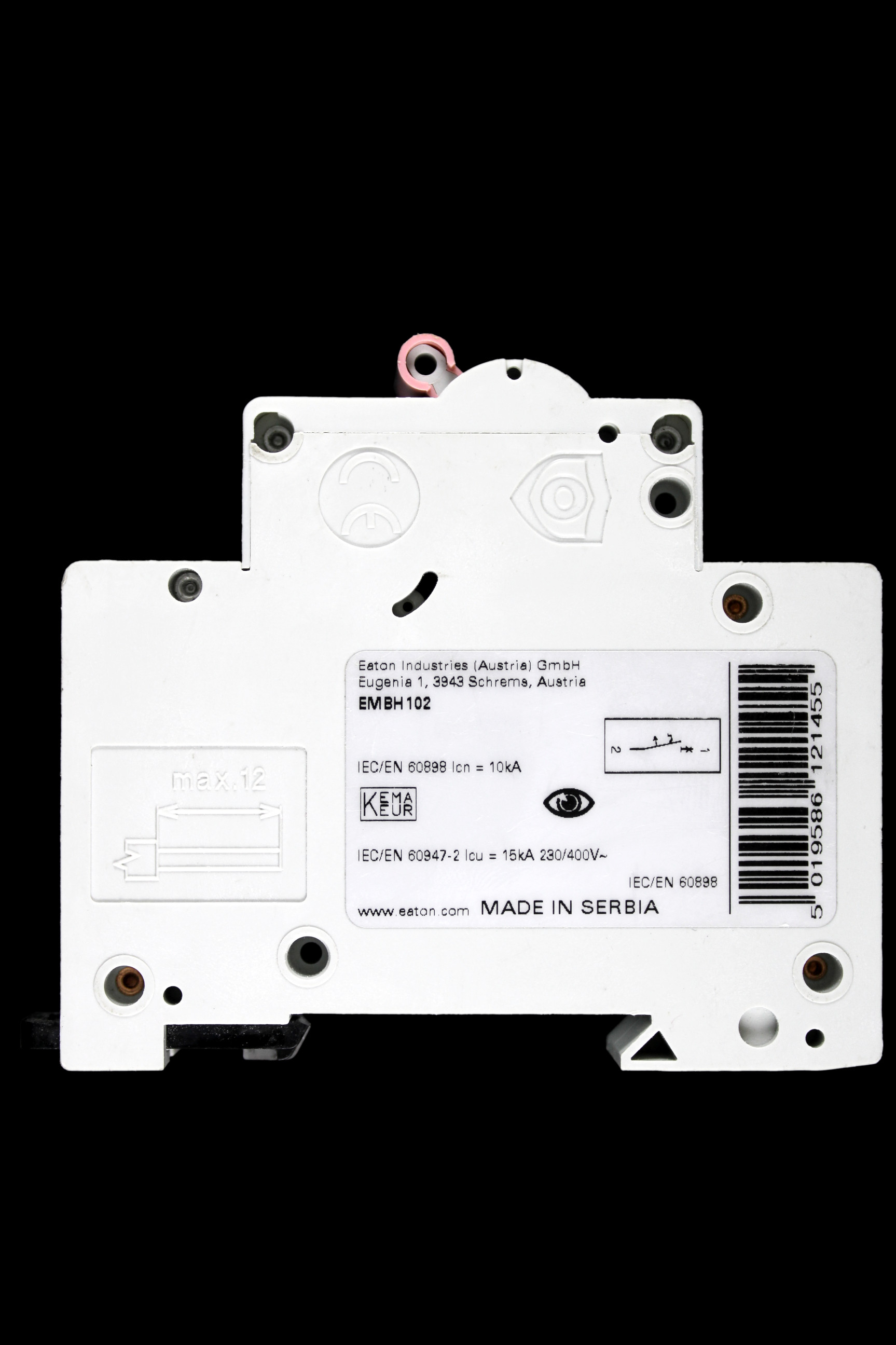 EATON 2 AMP CURVE B 10kA MCB CIRCUIT BREAKER EMBH102